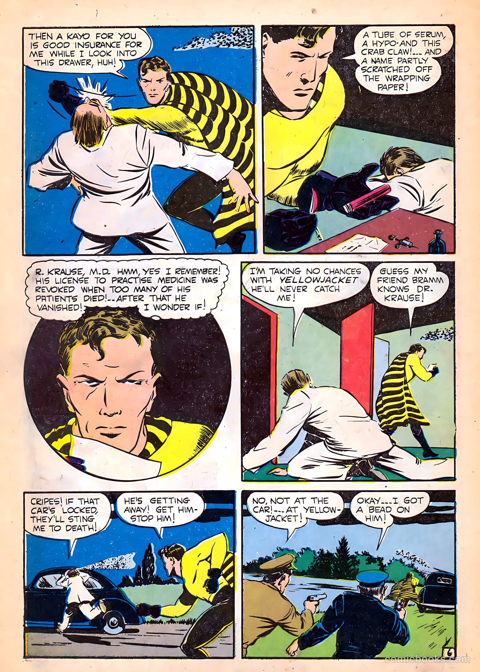 Yellowjacket Comics #3 (1944) — page 8 of 53