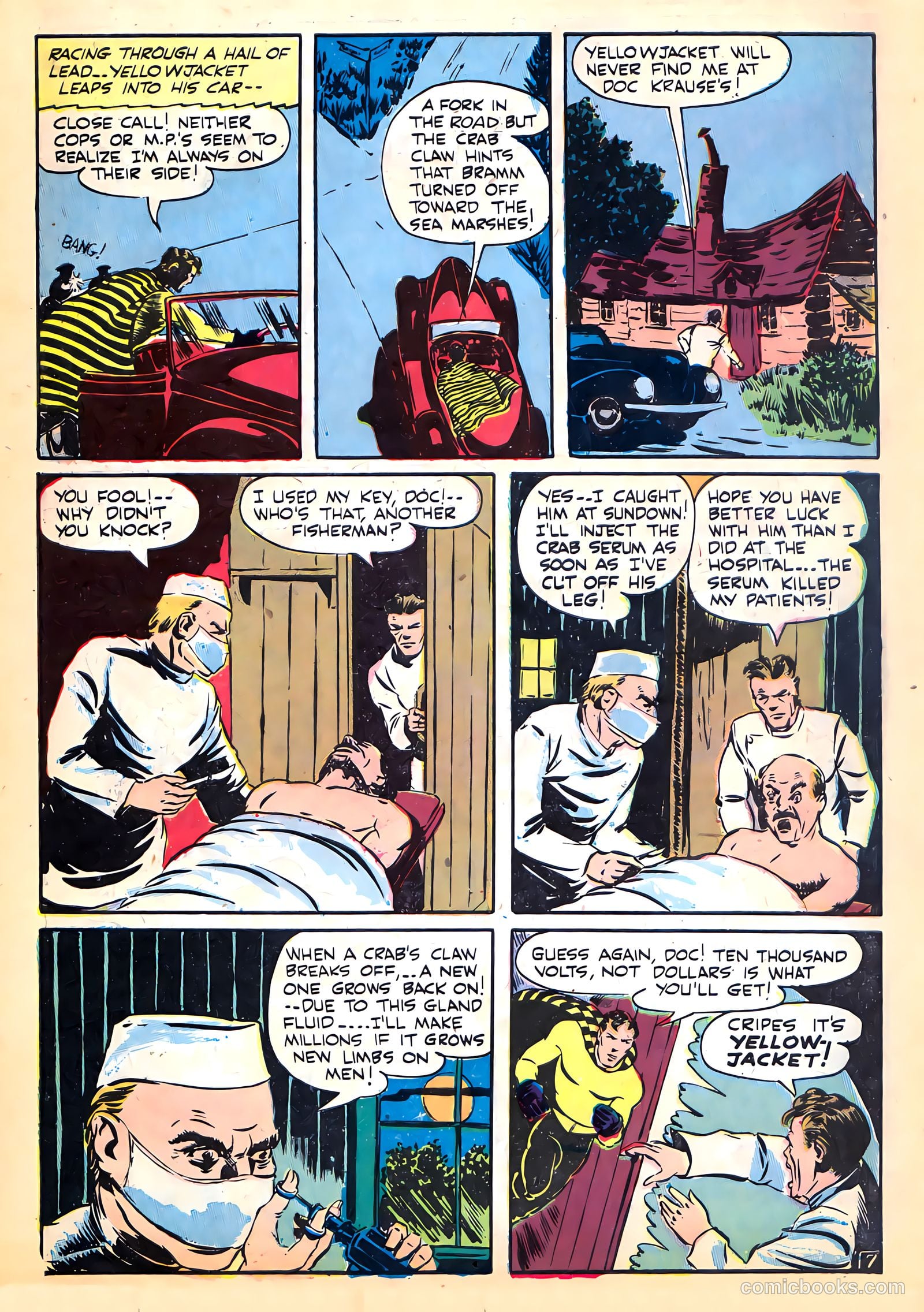 Yellowjacket Comics #3 (1944) — page 9 of 53