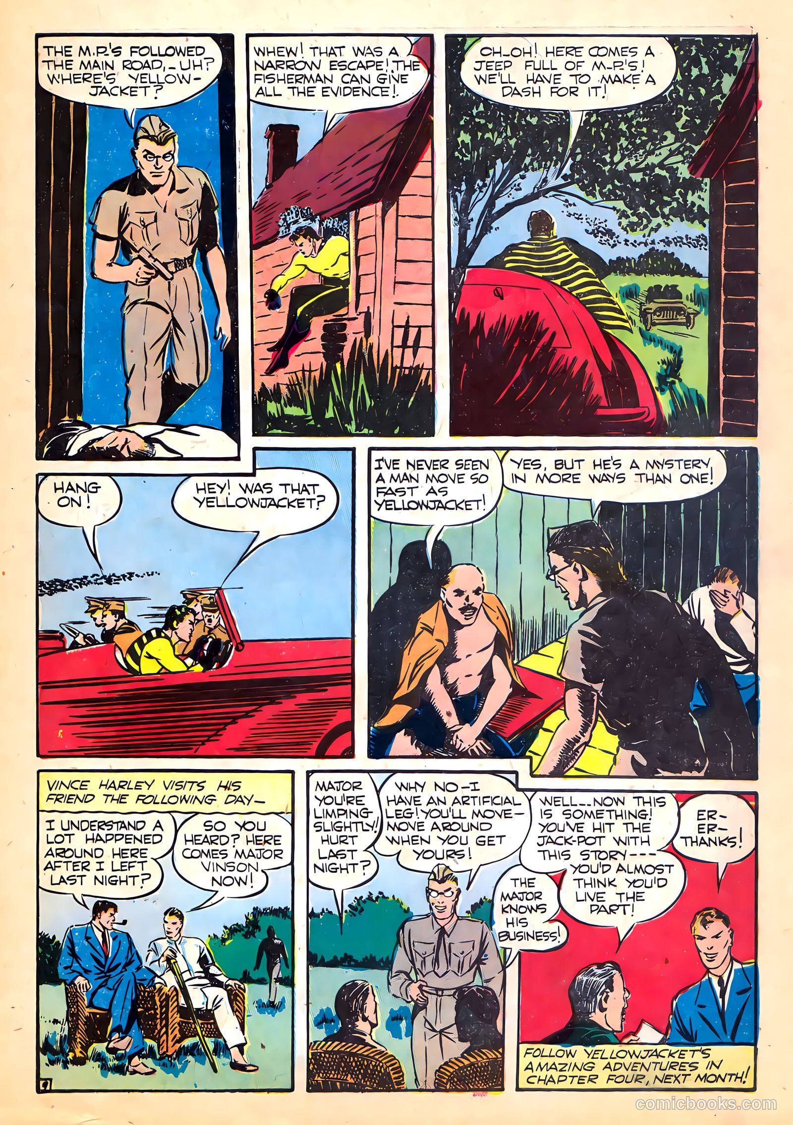 Yellowjacket Comics #3 (1944) — page 11 of 53