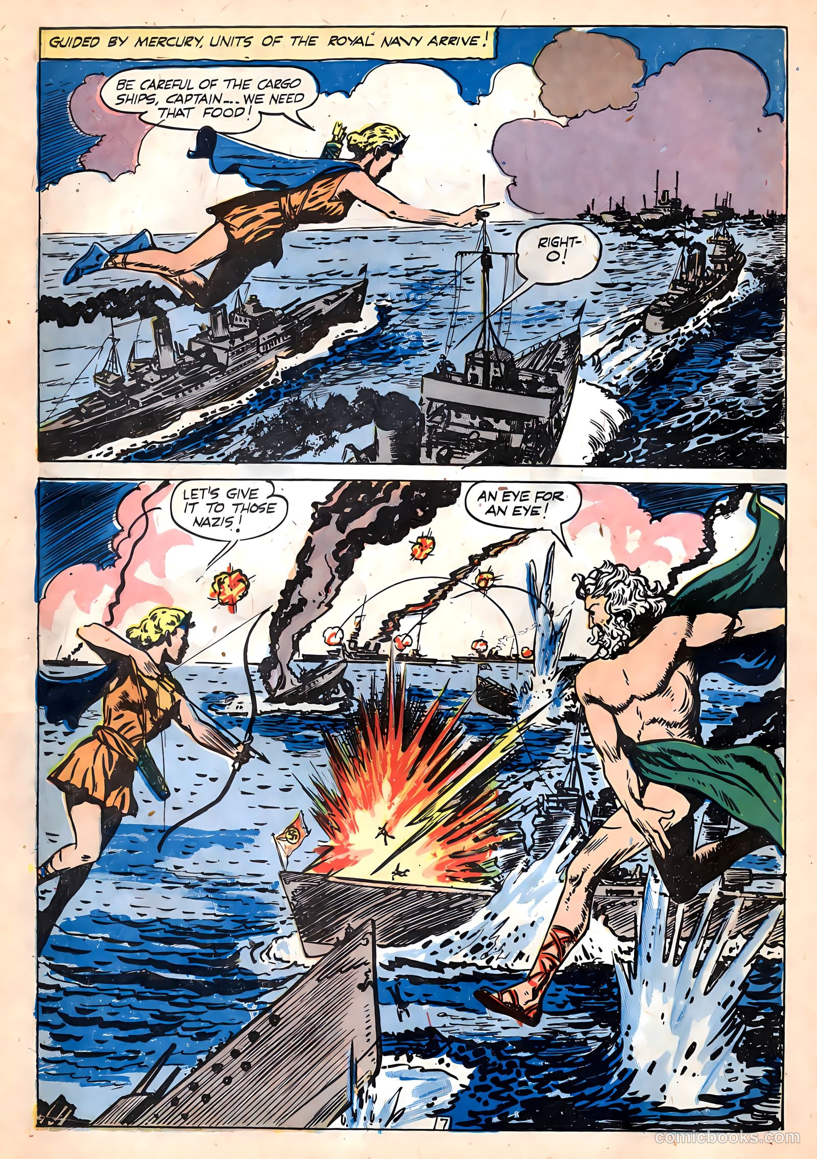 Yellowjacket Comics #3 (1944) — page 18 of 53
