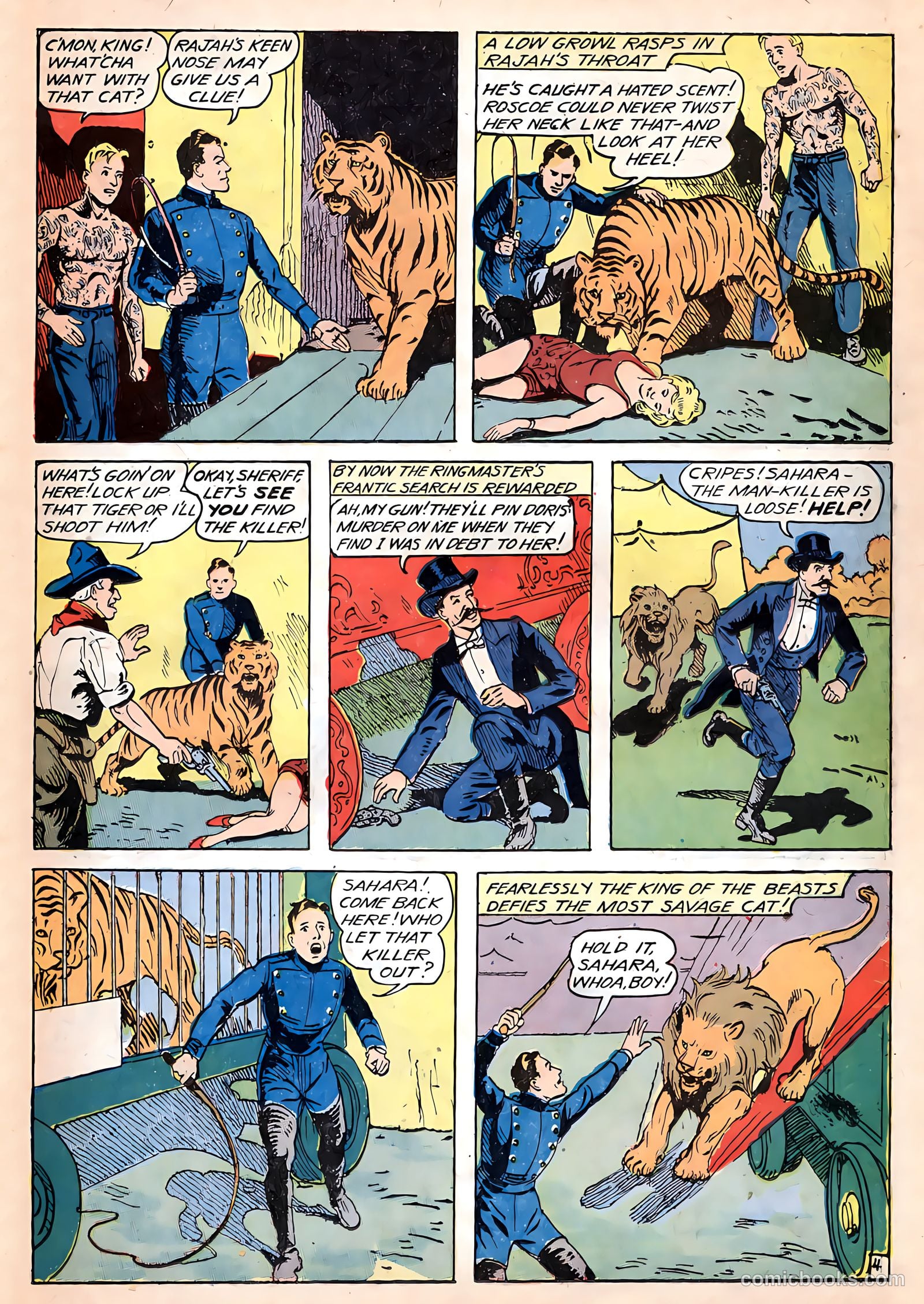 Yellowjacket Comics #3 (1944) — page 33 of 53