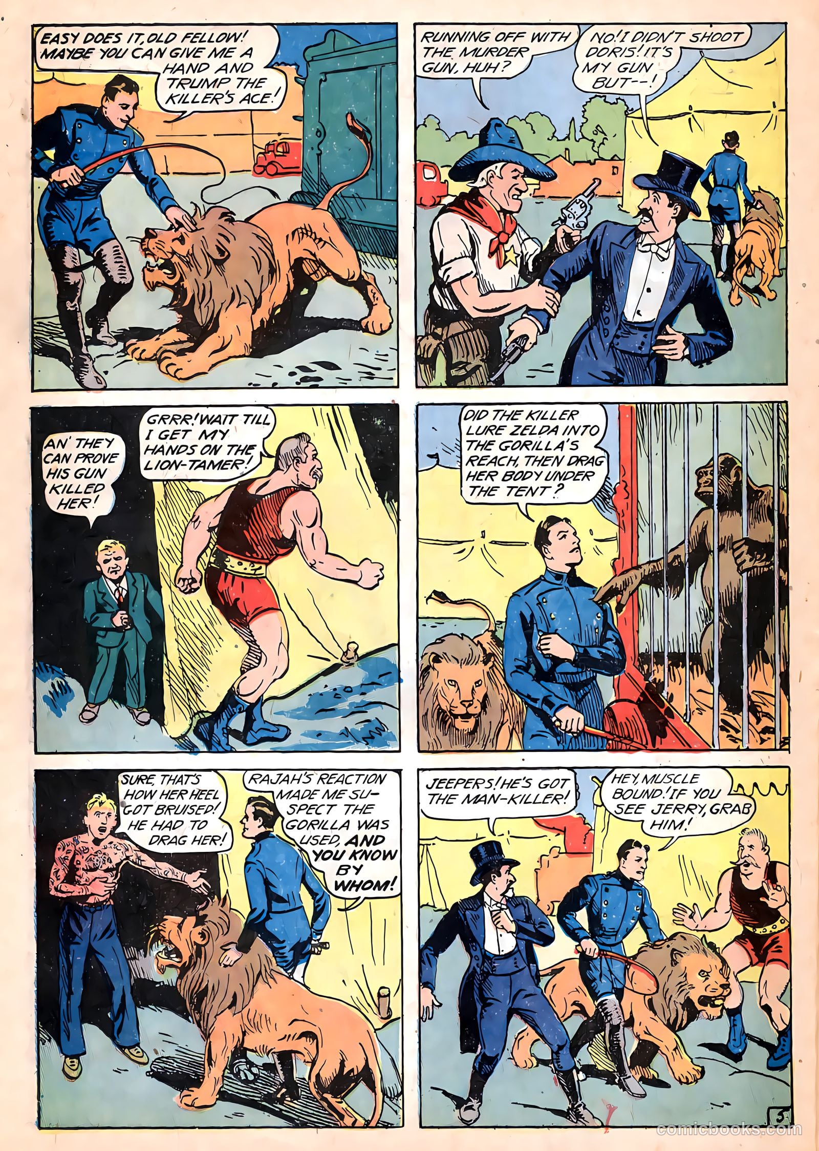 Yellowjacket Comics #3 (1944) — page 34 of 53
