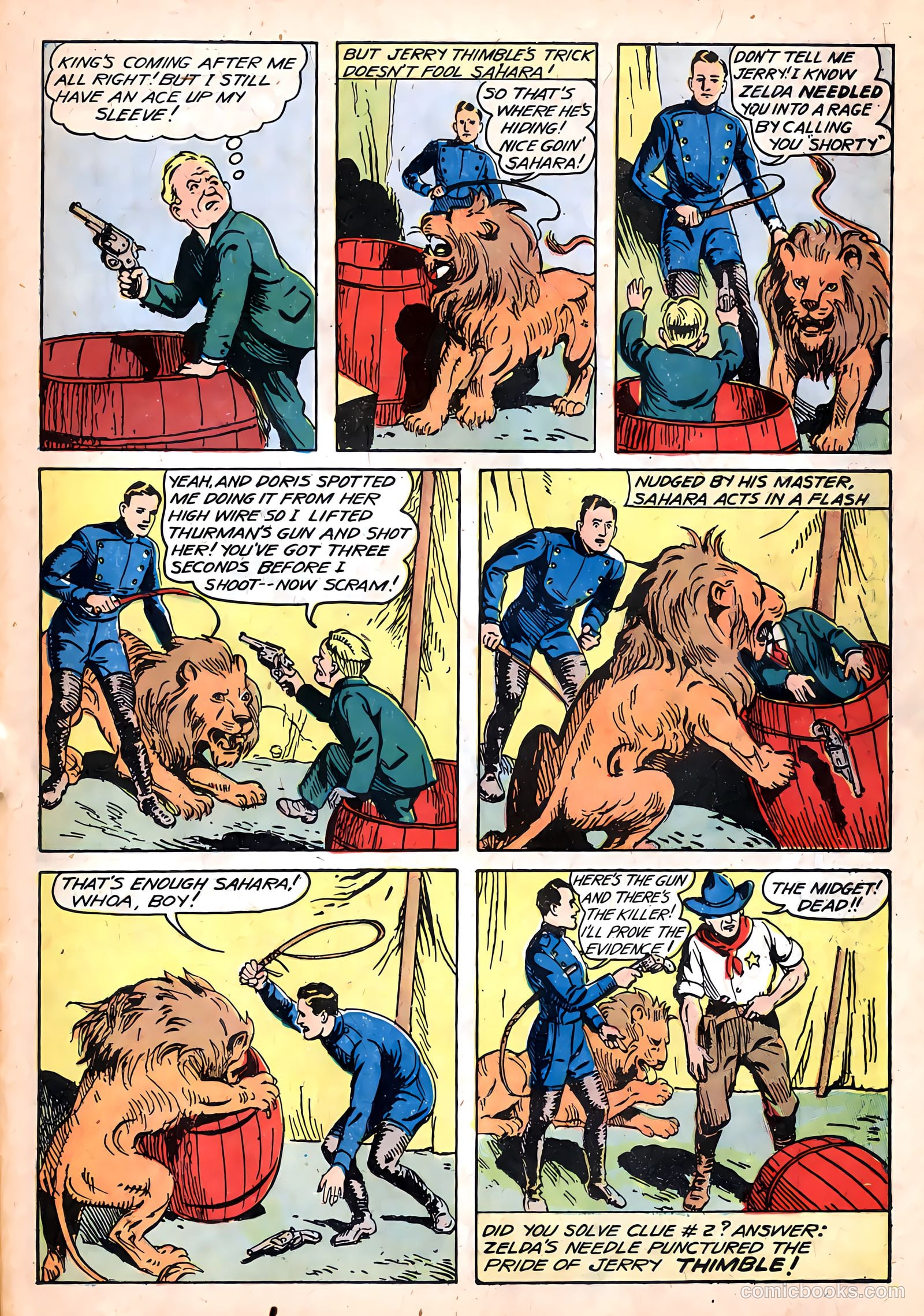 Yellowjacket Comics #3 (1944) — page 35 of 53
