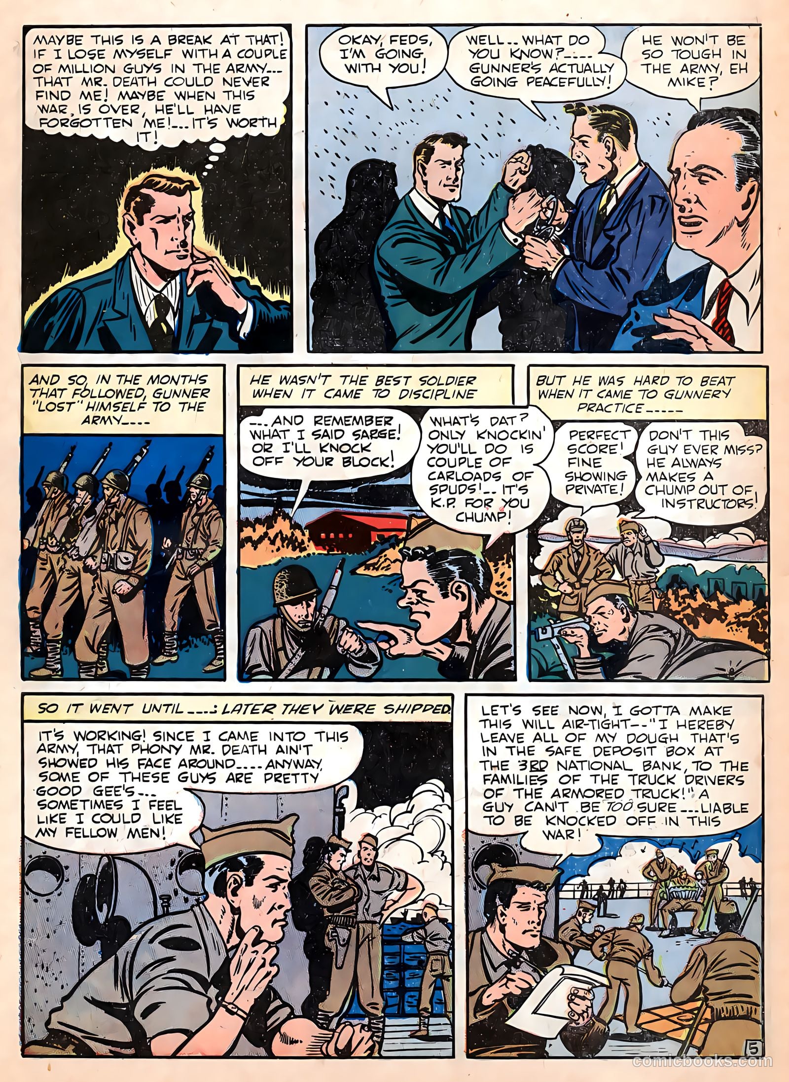 Yellowjacket Comics #3 (1944) — page 40 of 53