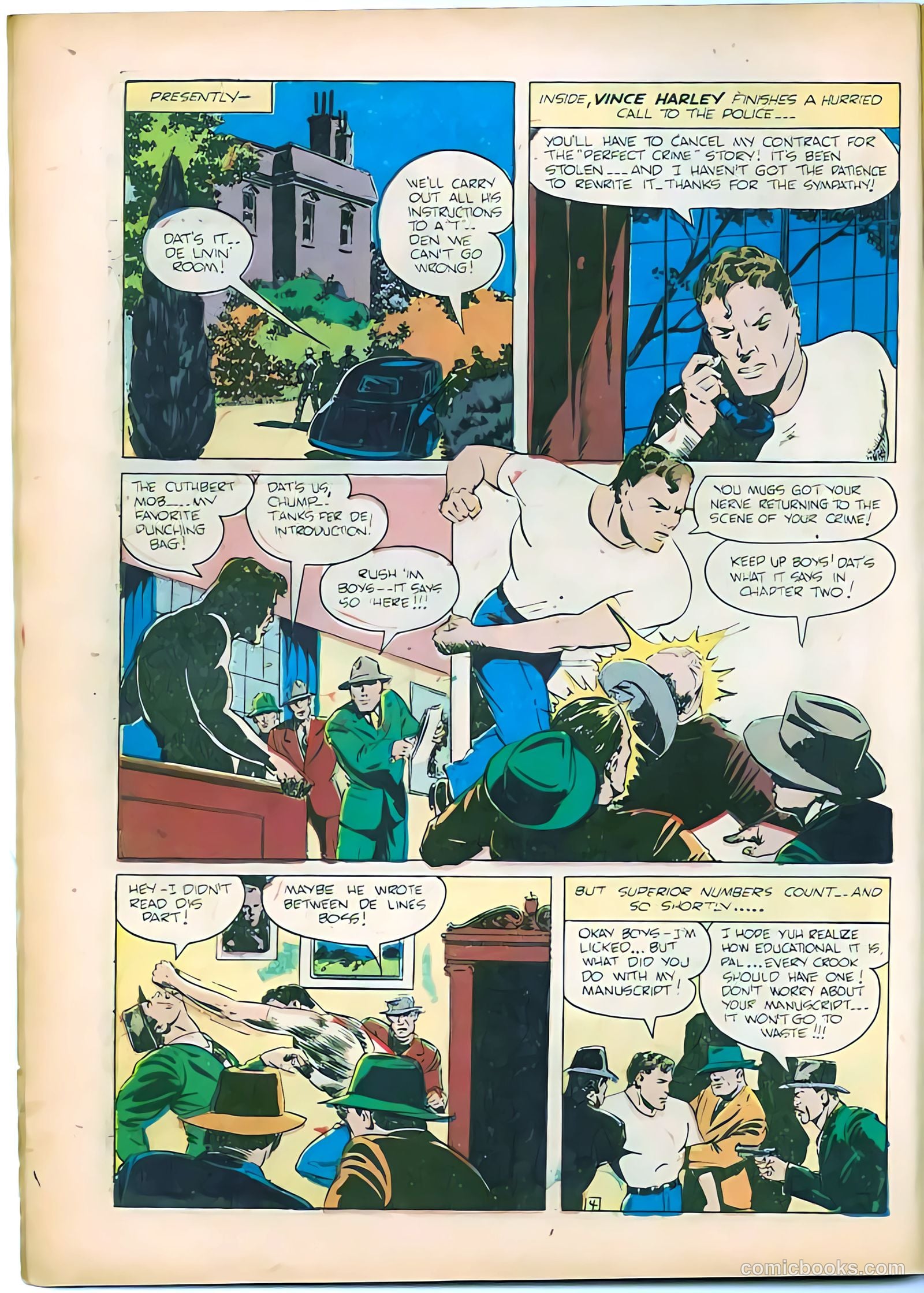 Yellowjacket Comics #4 (1944) — page 6 of 52