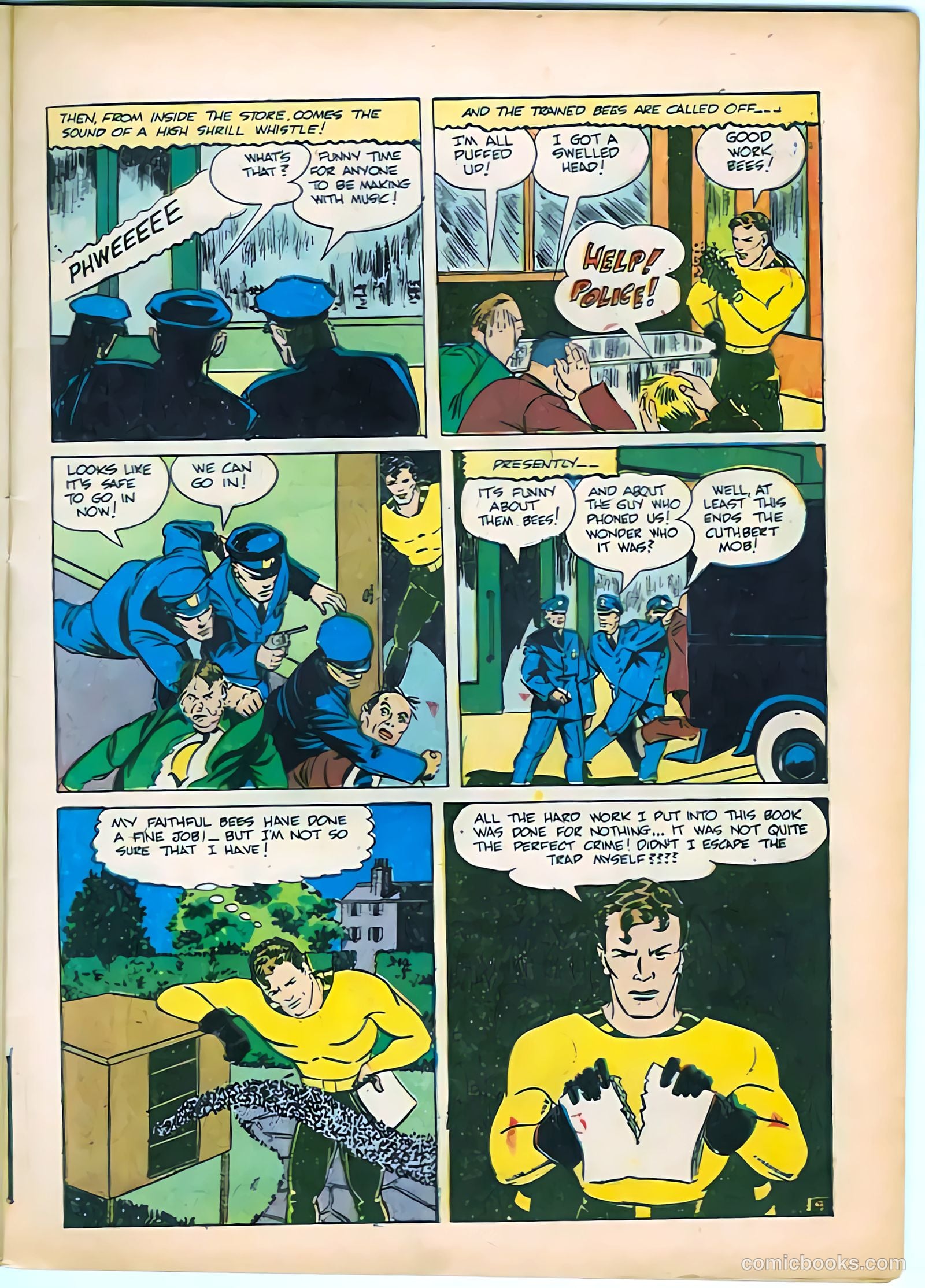 Yellowjacket Comics #4 (1944) — page 11 of 52