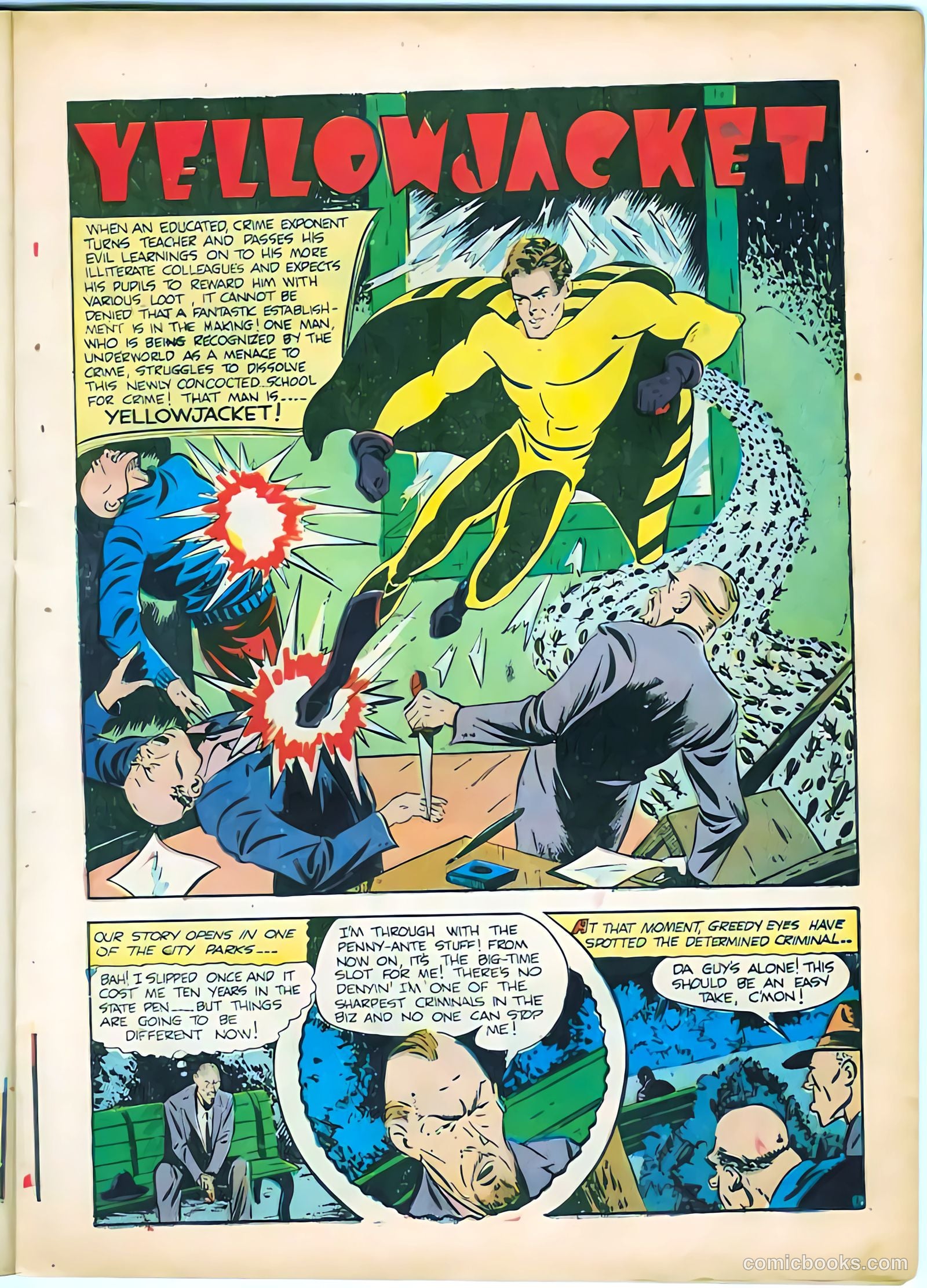 Yellowjacket Comics #4 (1944) — page 13 of 52