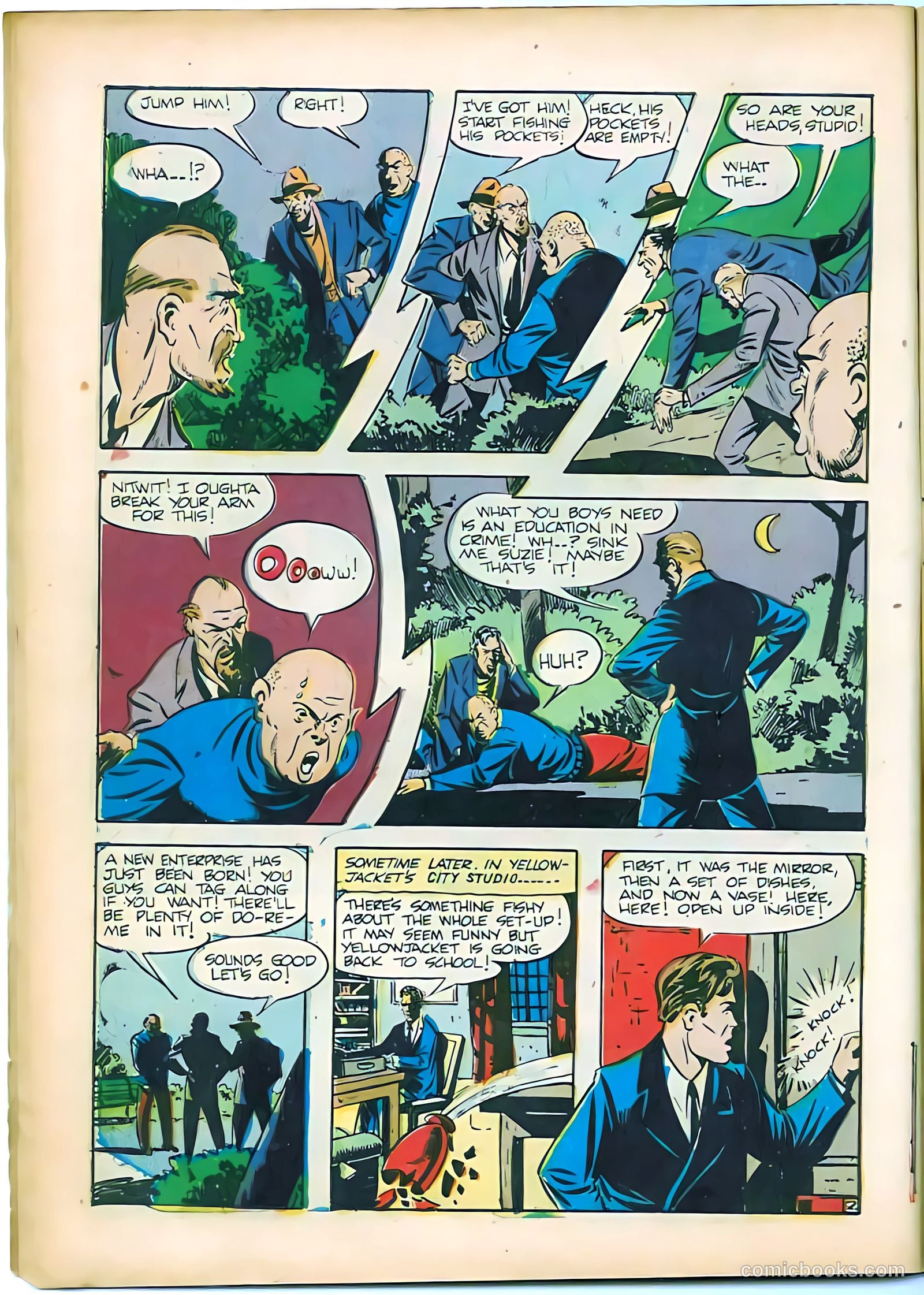 Yellowjacket Comics #4 (1944) — page 14 of 52