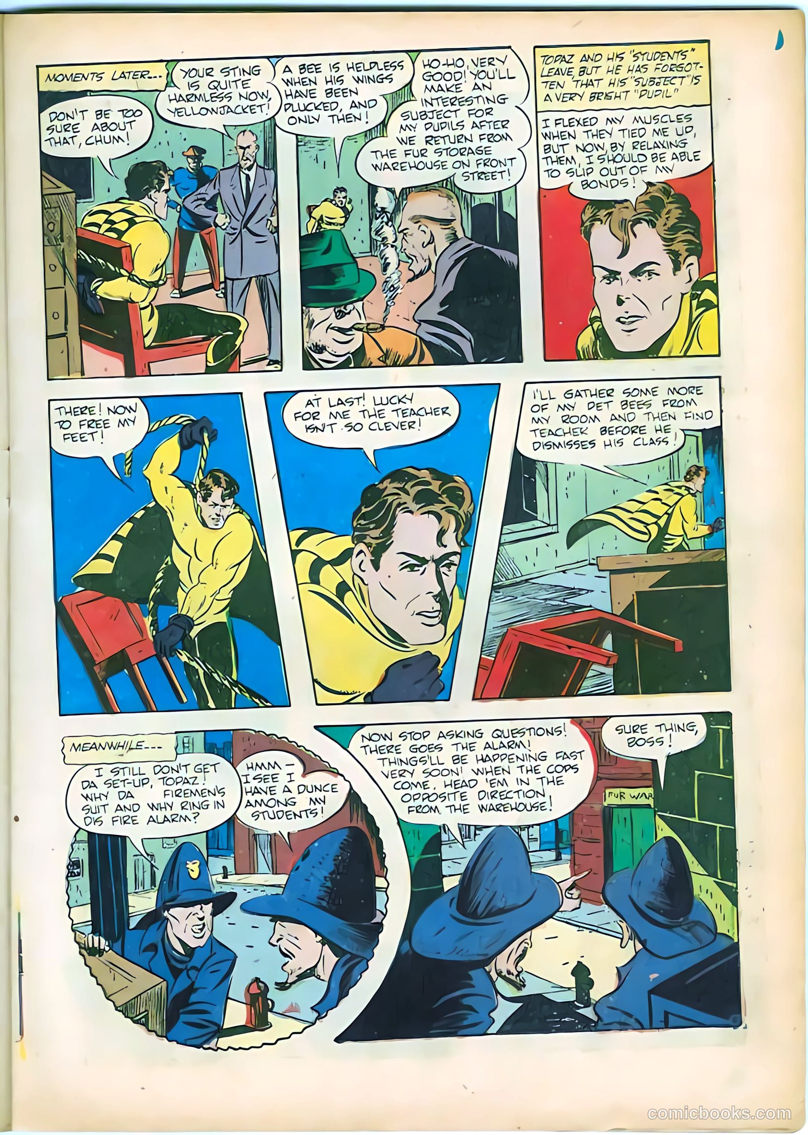 Yellowjacket Comics #4 (1944) — page 17 of 52