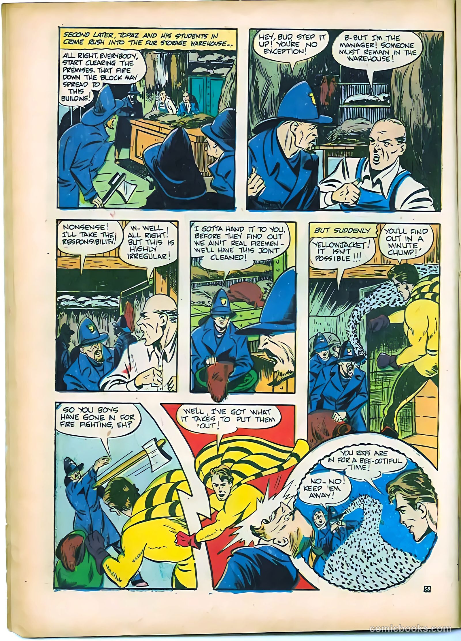 Yellowjacket Comics #4 (1944) — page 18 of 52