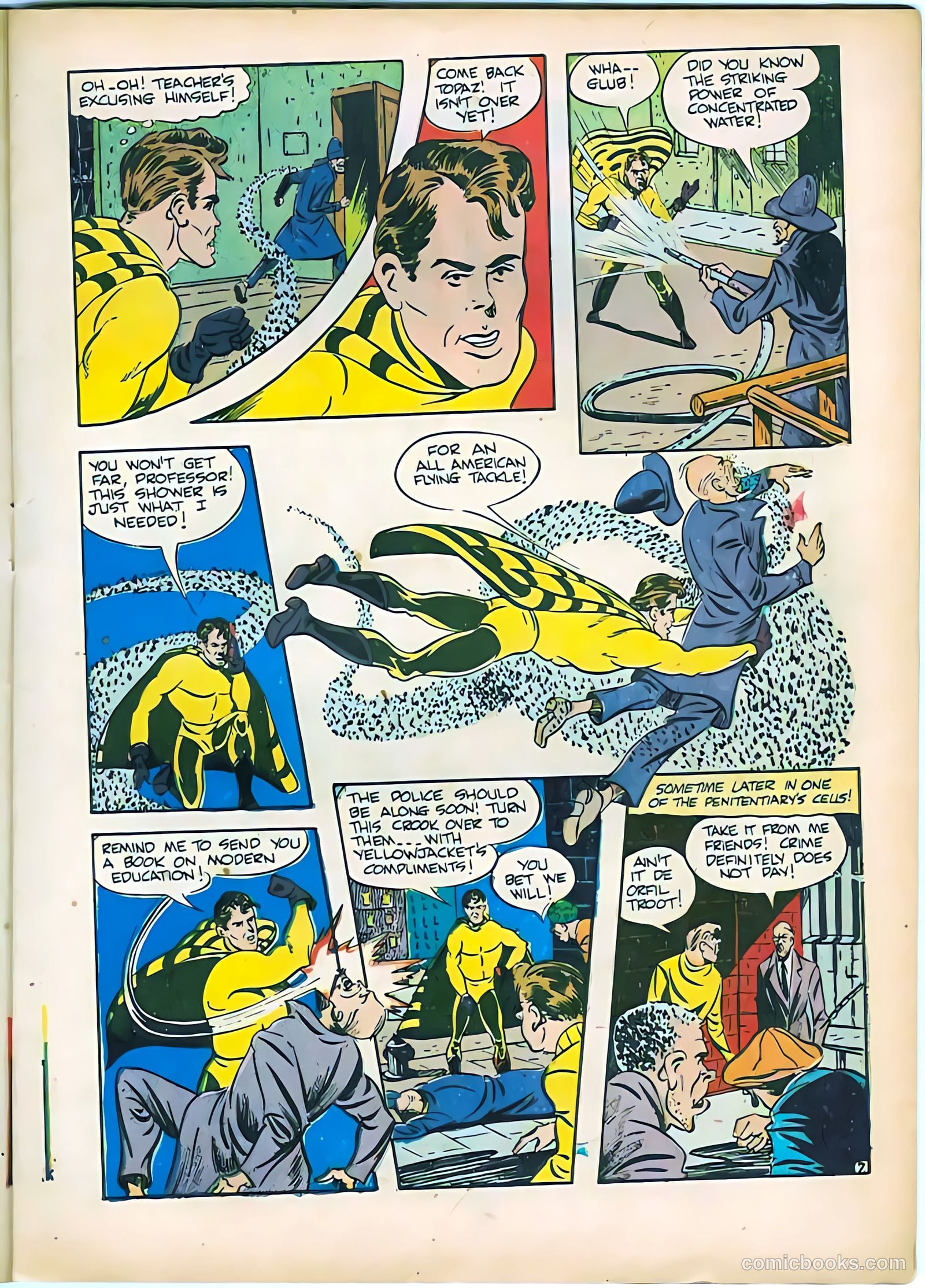 Yellowjacket Comics #4 (1944) — page 19 of 52