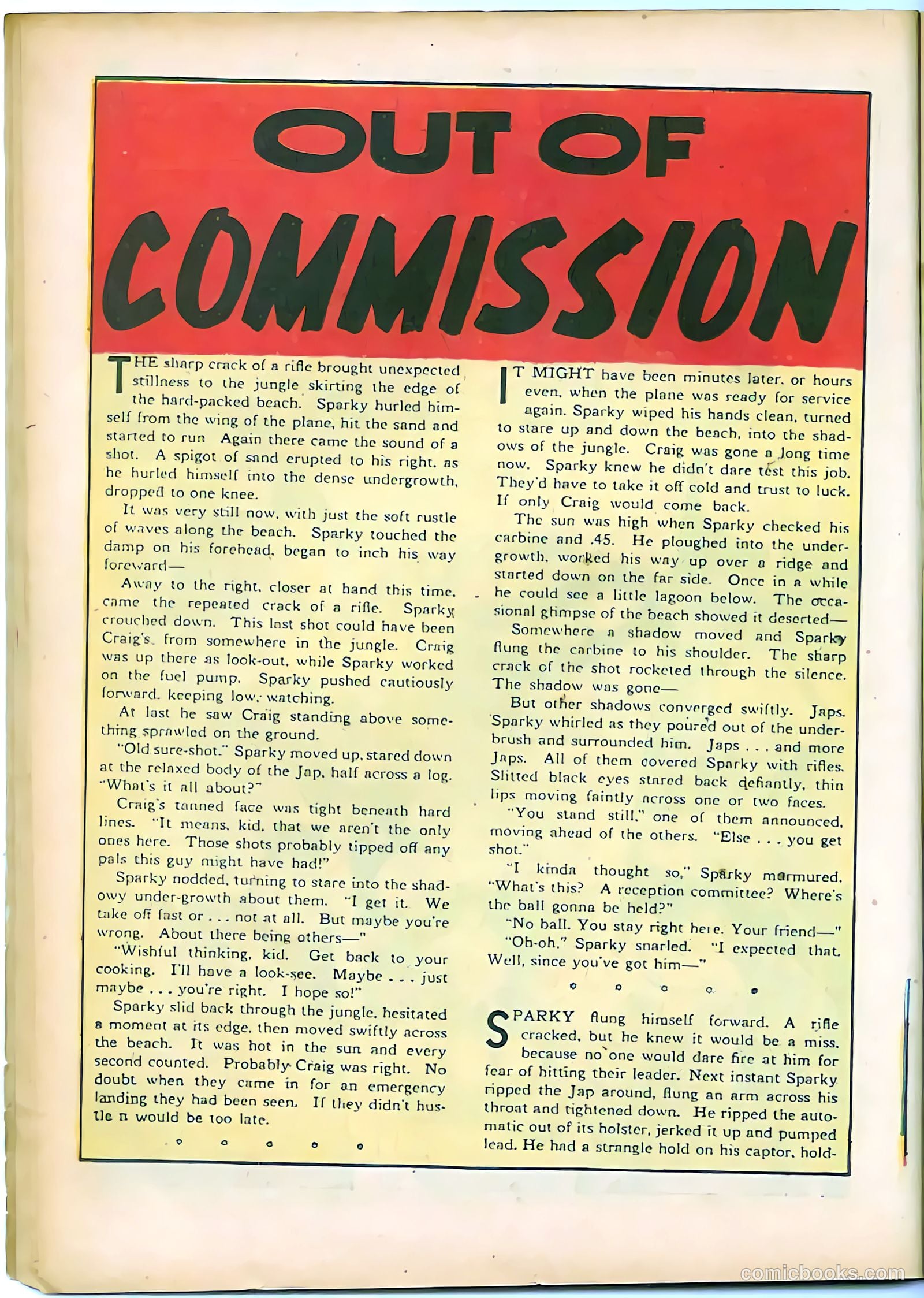 Yellowjacket Comics #4 (1944) — page 20 of 52