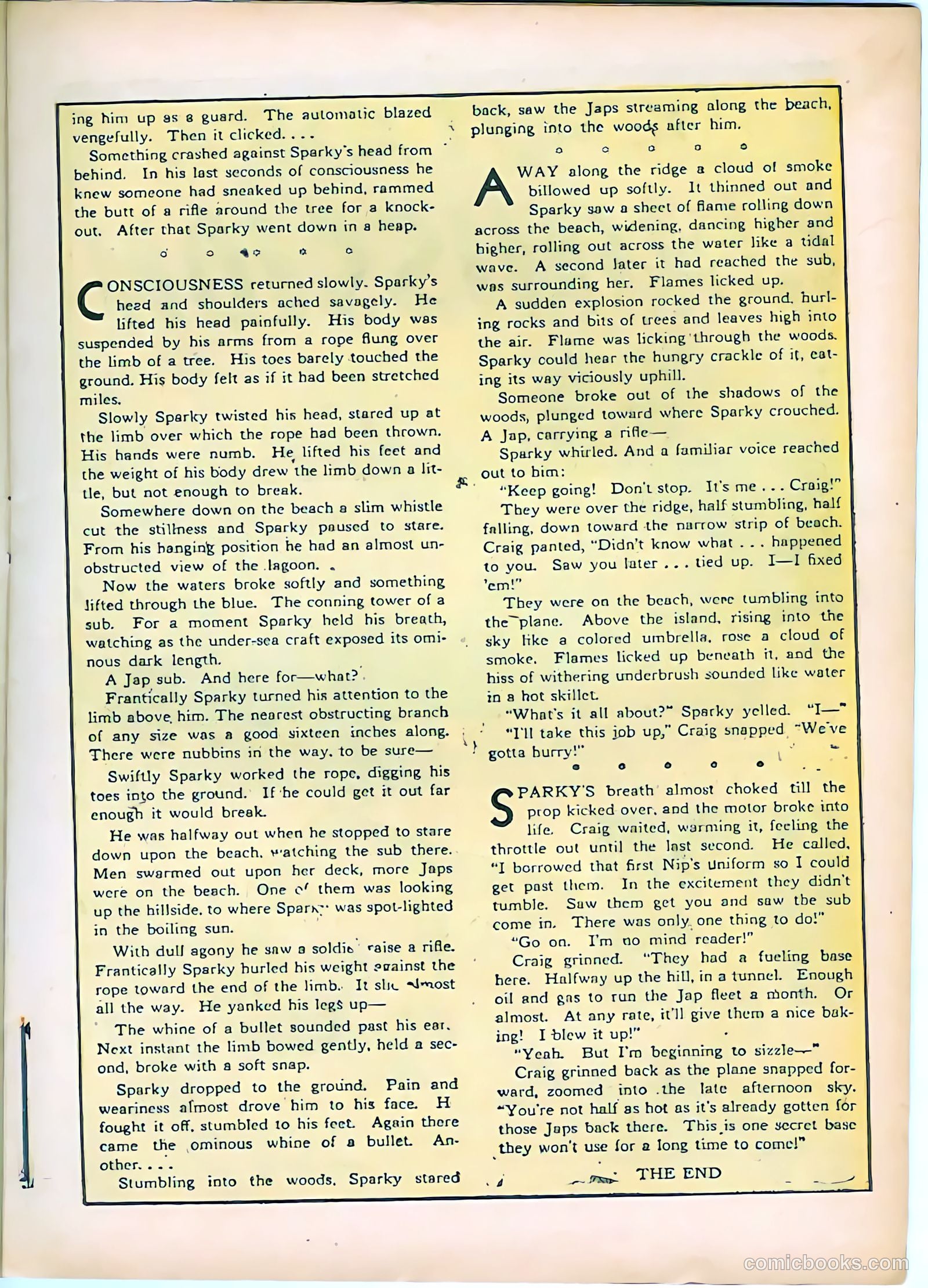 Yellowjacket Comics #4 (1944) — page 21 of 52