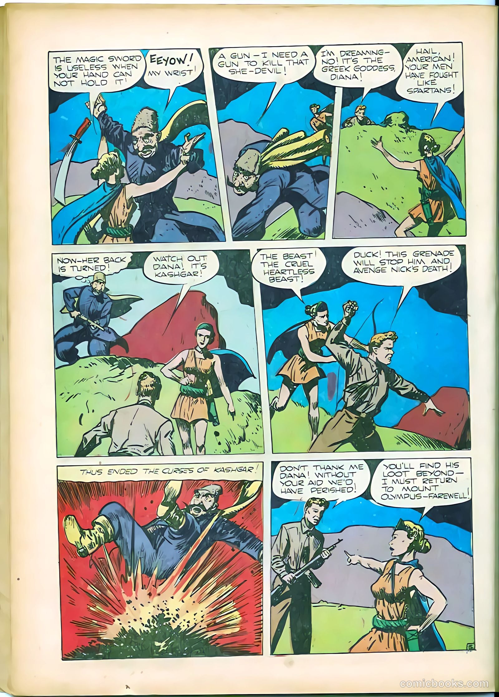 Yellowjacket Comics #4 (1944) — page 30 of 52