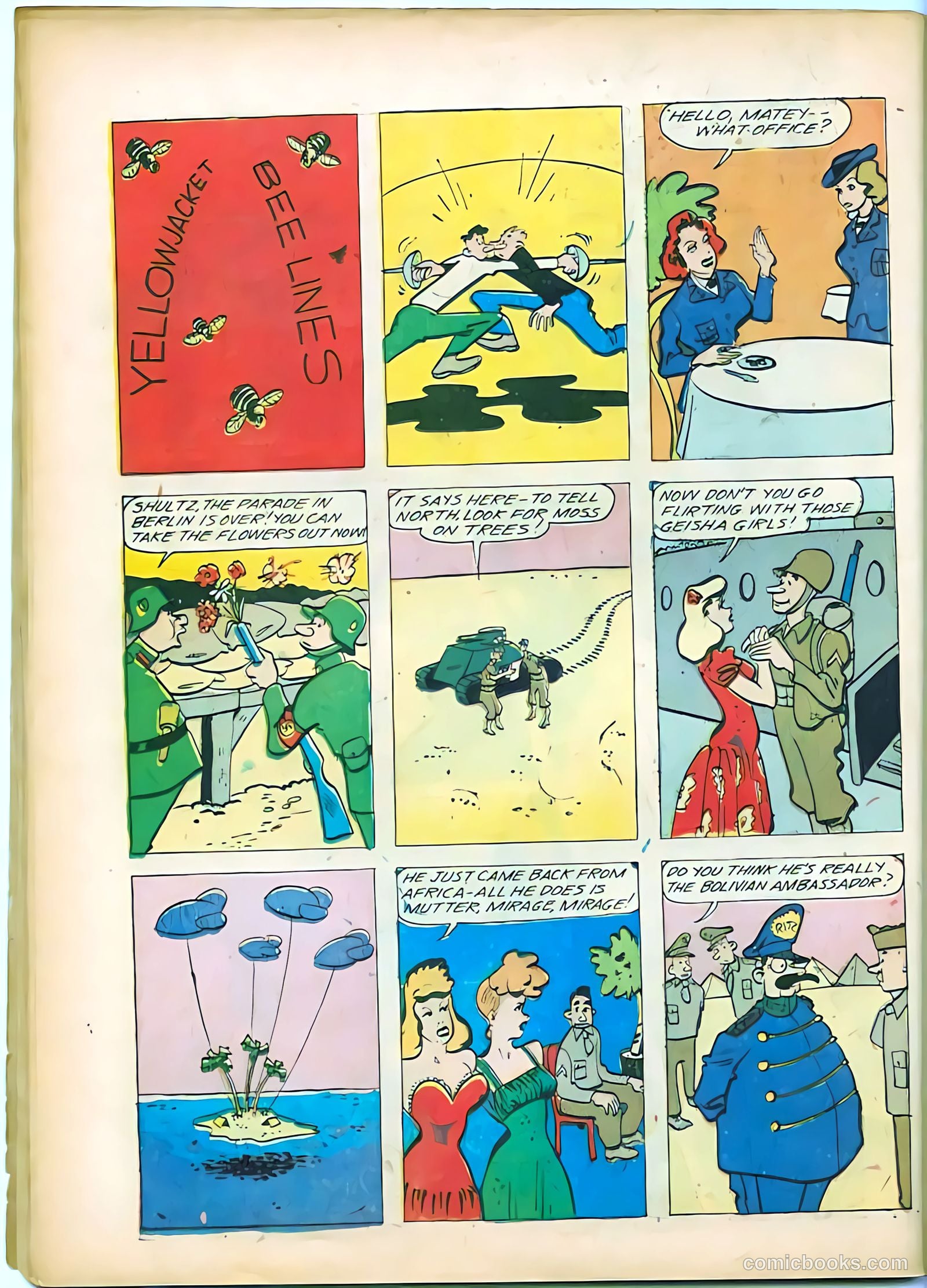 Yellowjacket Comics #4 (1944) — page 38 of 52