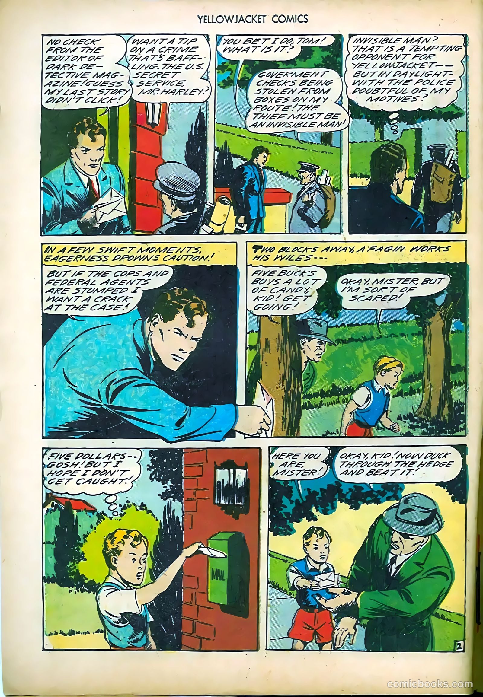 Yellowjacket Comics #5 (1945) — page 4 of 52