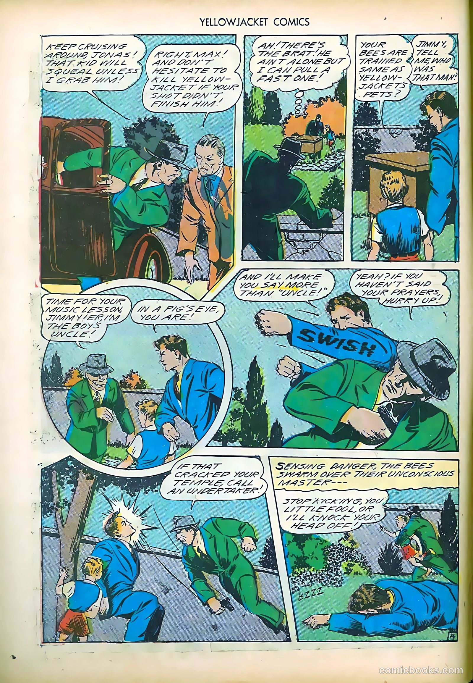 Yellowjacket Comics #5 (1945) — page 6 of 52