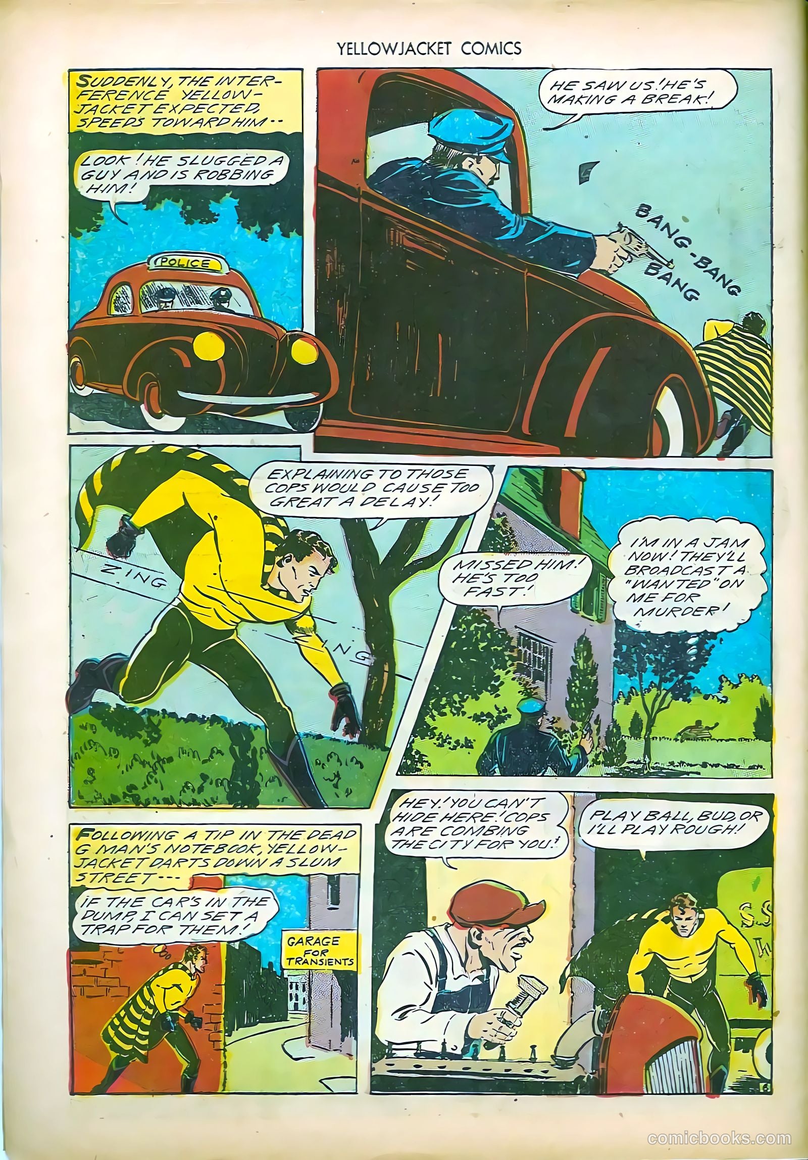 Yellowjacket Comics #5 (1945) — page 8 of 52