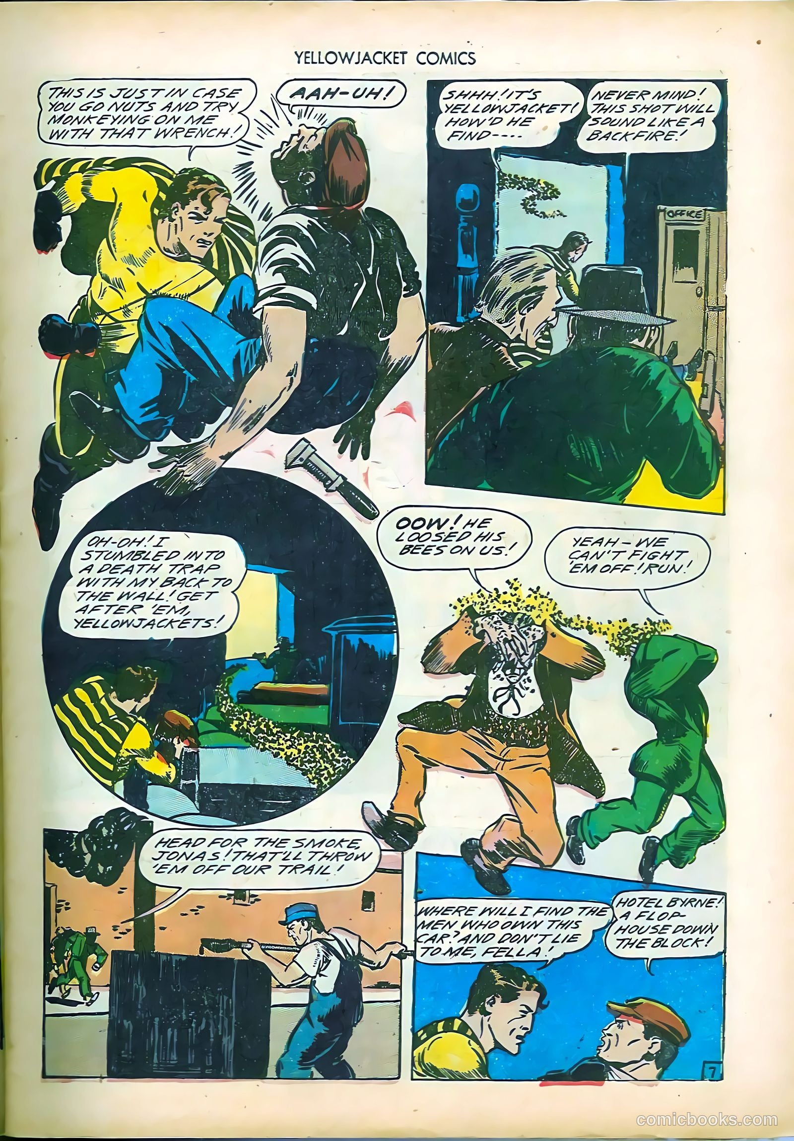 Yellowjacket Comics #5 (1945) — page 9 of 52