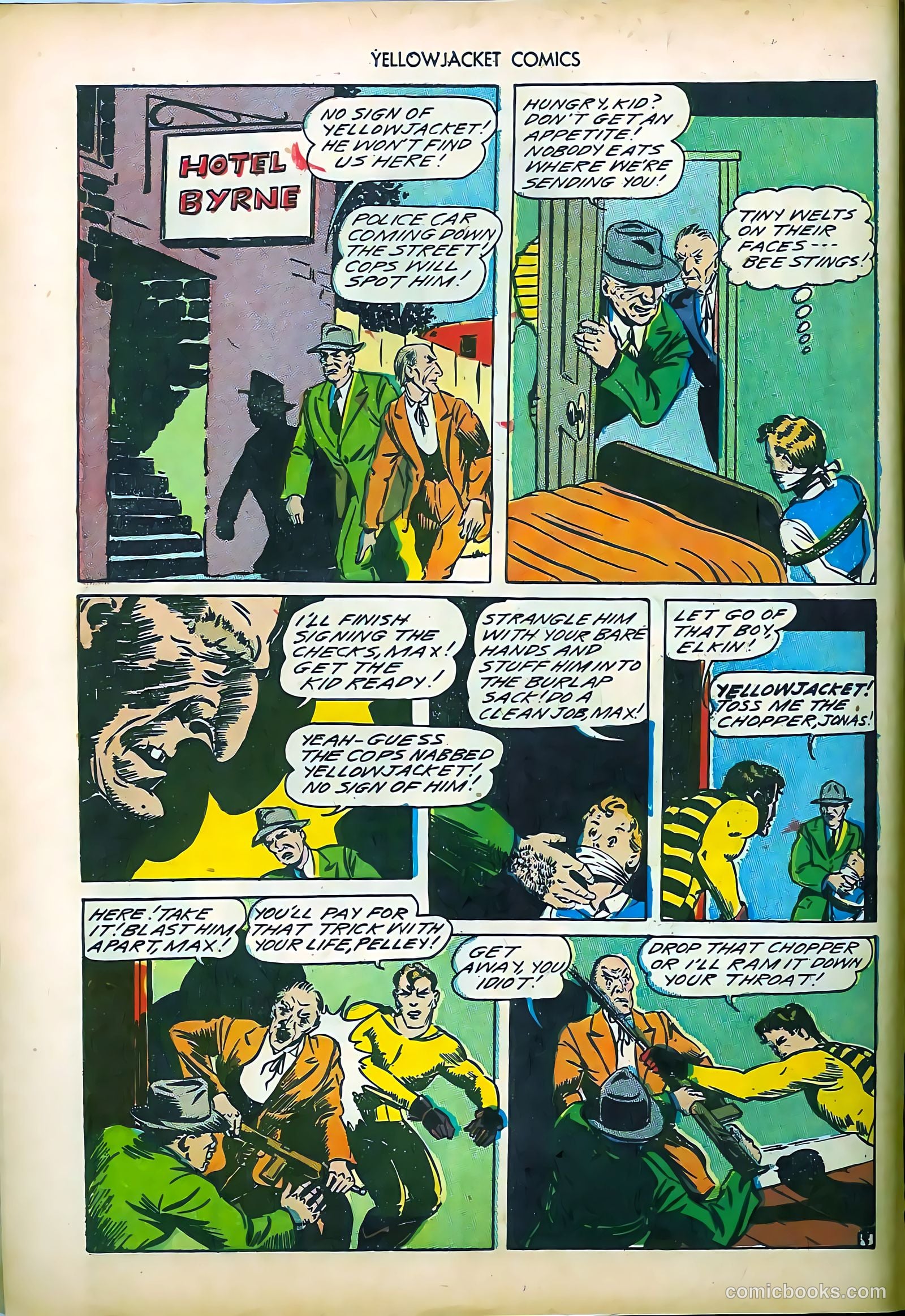 Yellowjacket Comics #5 (1945) — page 10 of 52