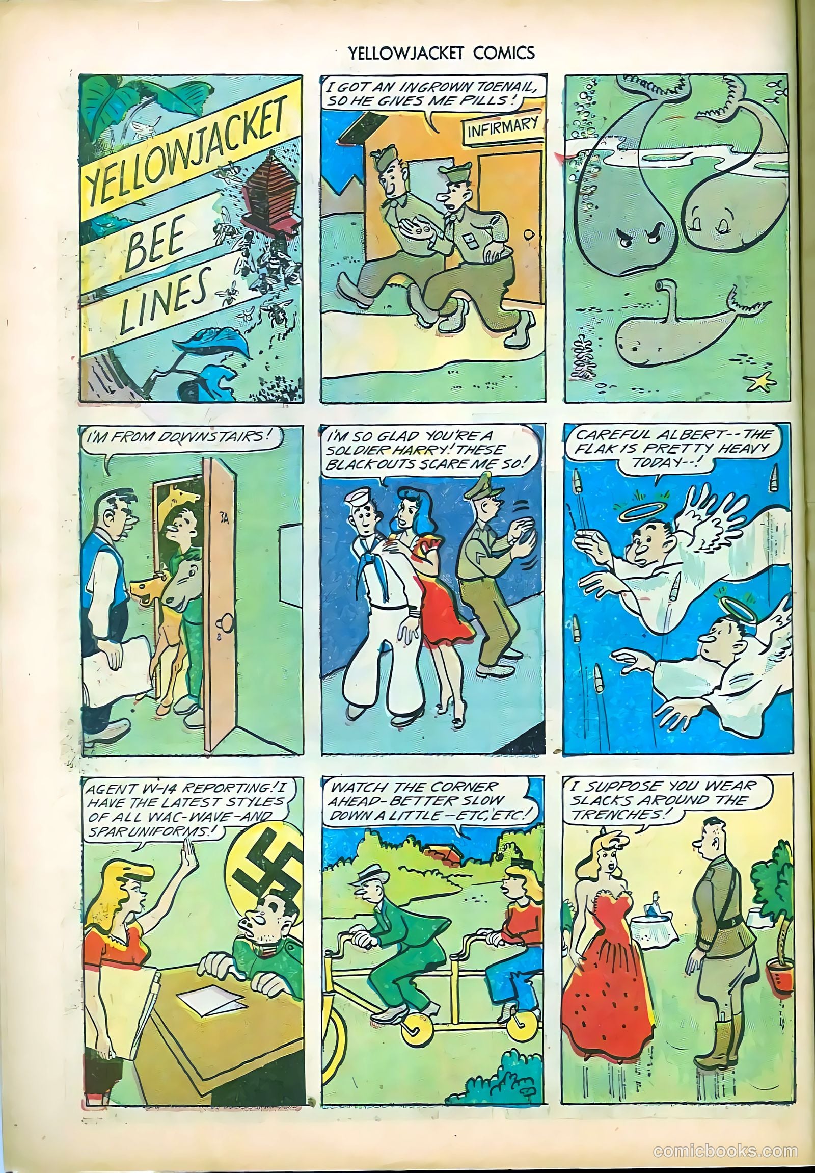 Yellowjacket Comics #5 (1945) — page 12 of 52