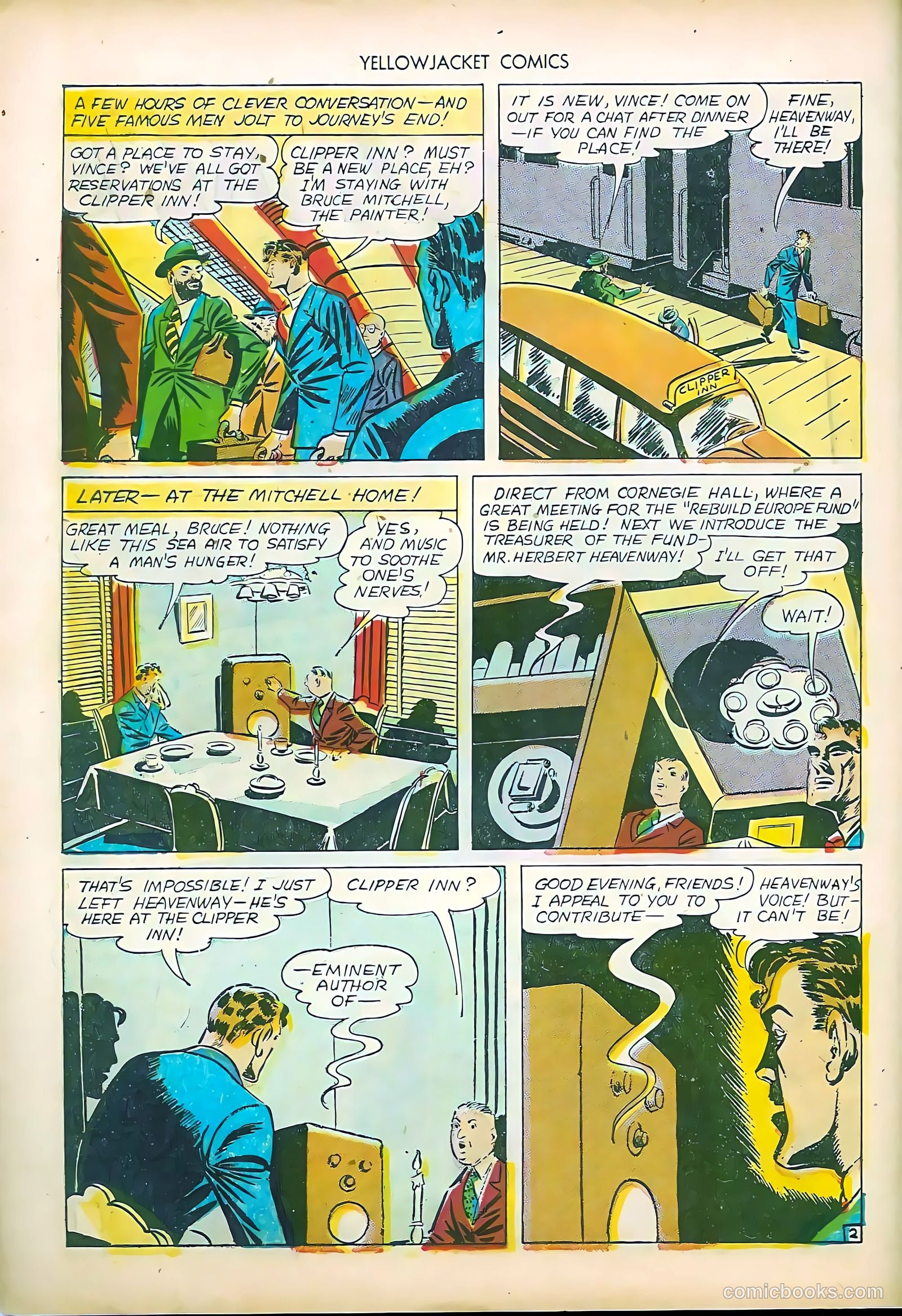 Yellowjacket Comics #5 (1945) — page 14 of 52