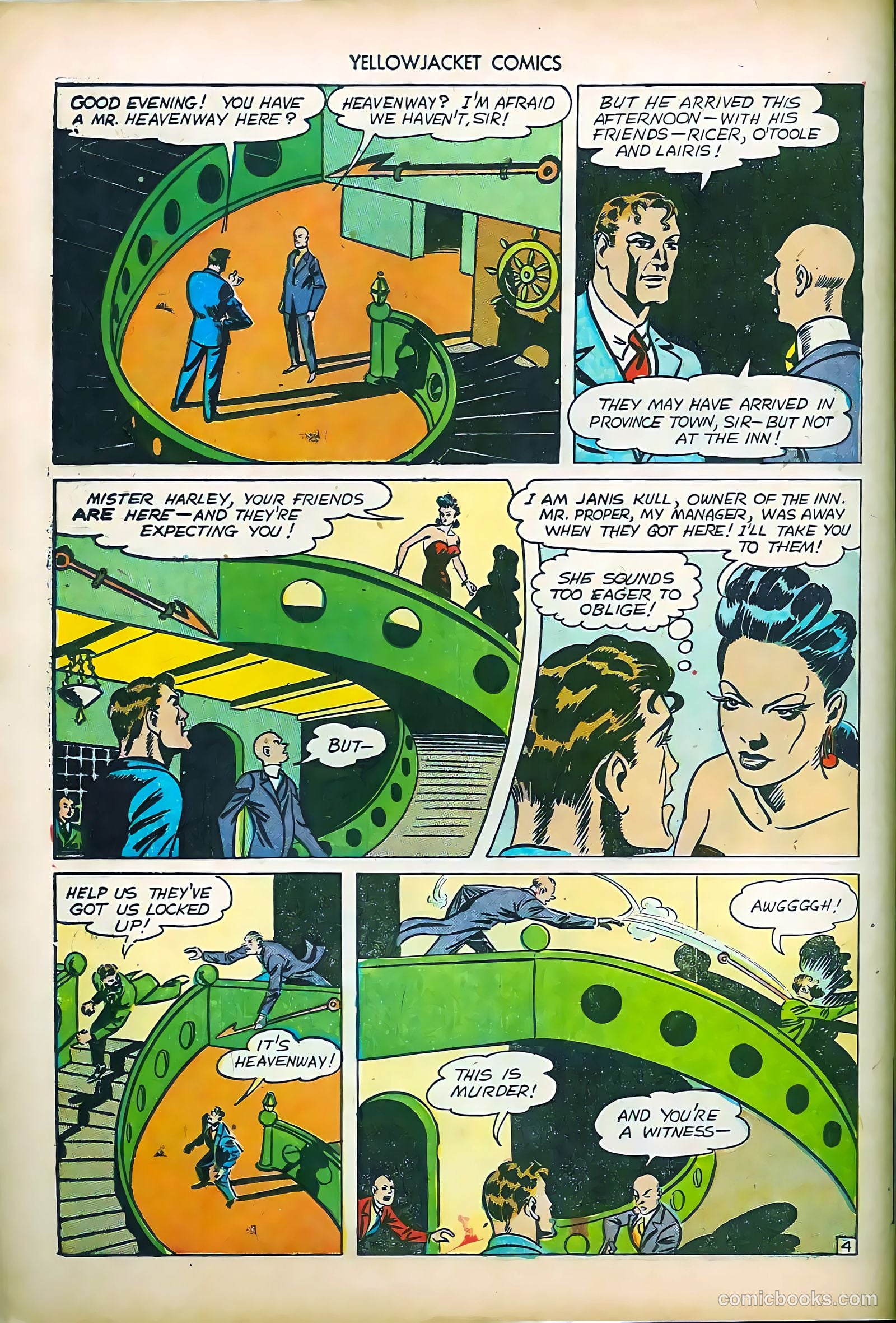 Yellowjacket Comics #5 (1945) — page 16 of 52