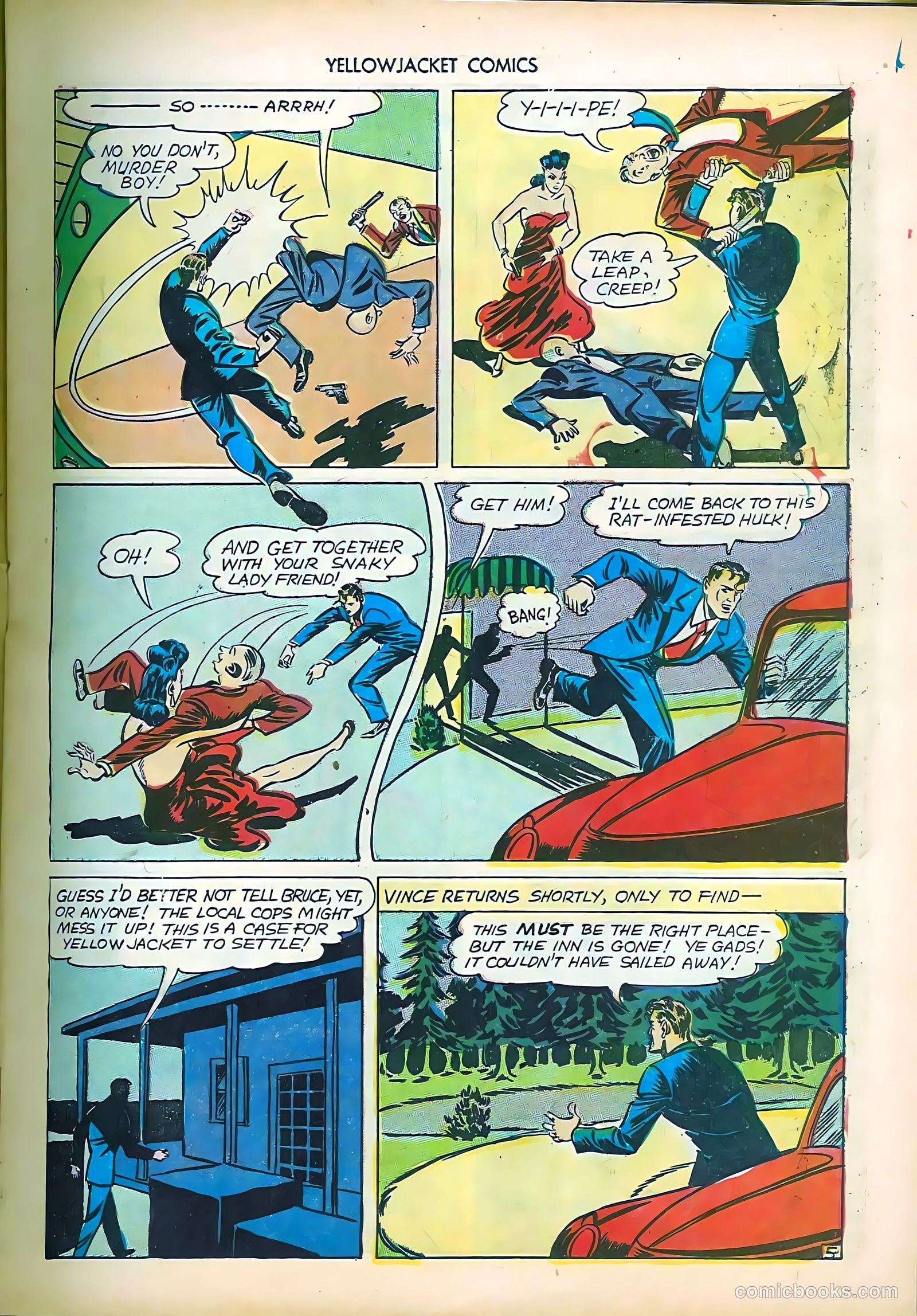 Yellowjacket Comics #5 (1945) — page 17 of 52