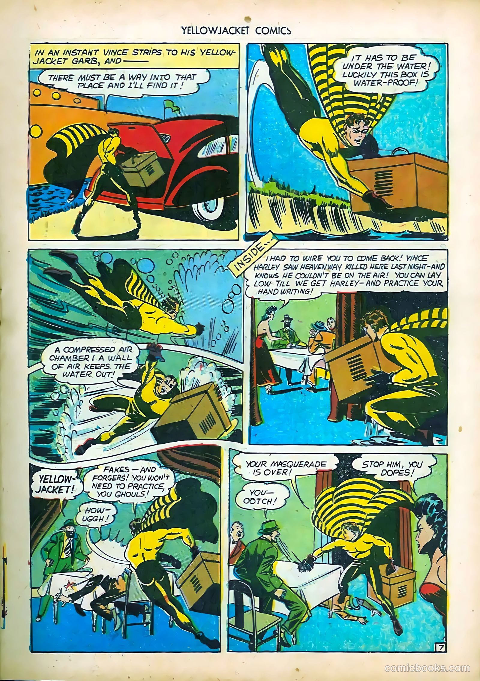Yellowjacket Comics #5 (1945) — page 19 of 52