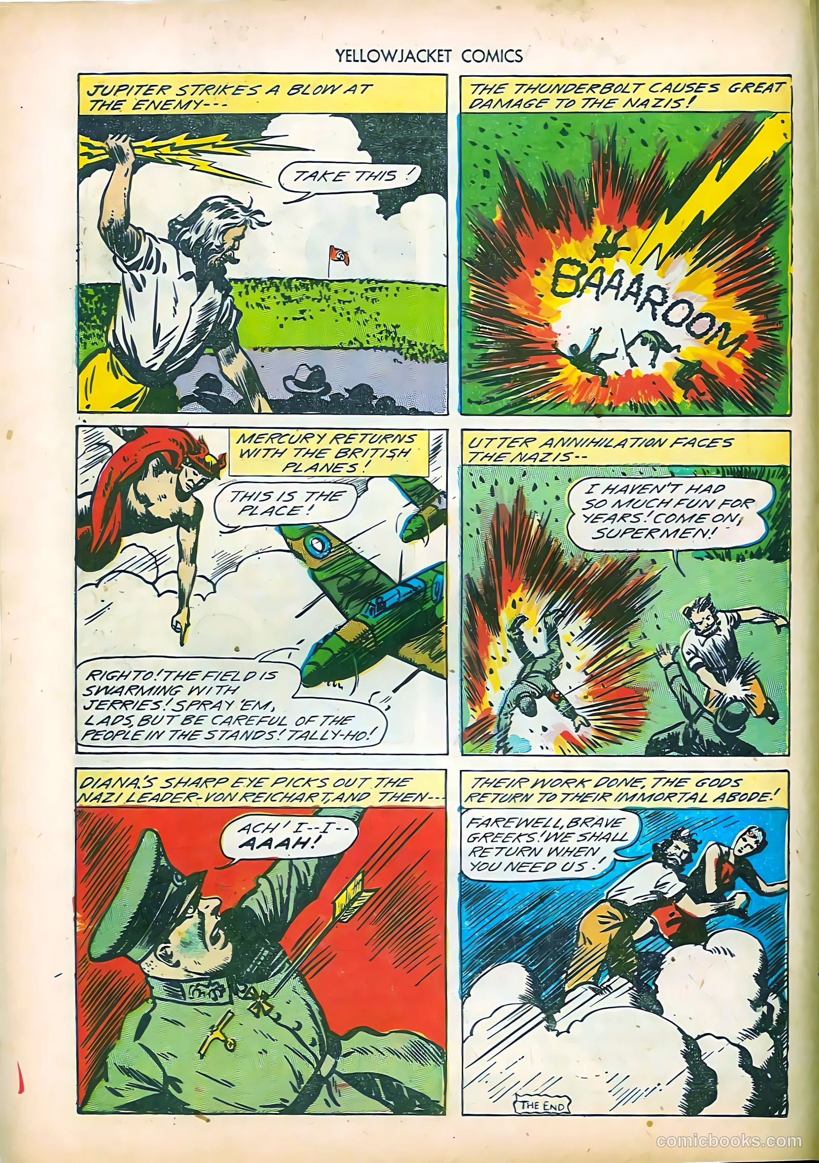 Yellowjacket Comics #5 (1945) — page 28 of 52