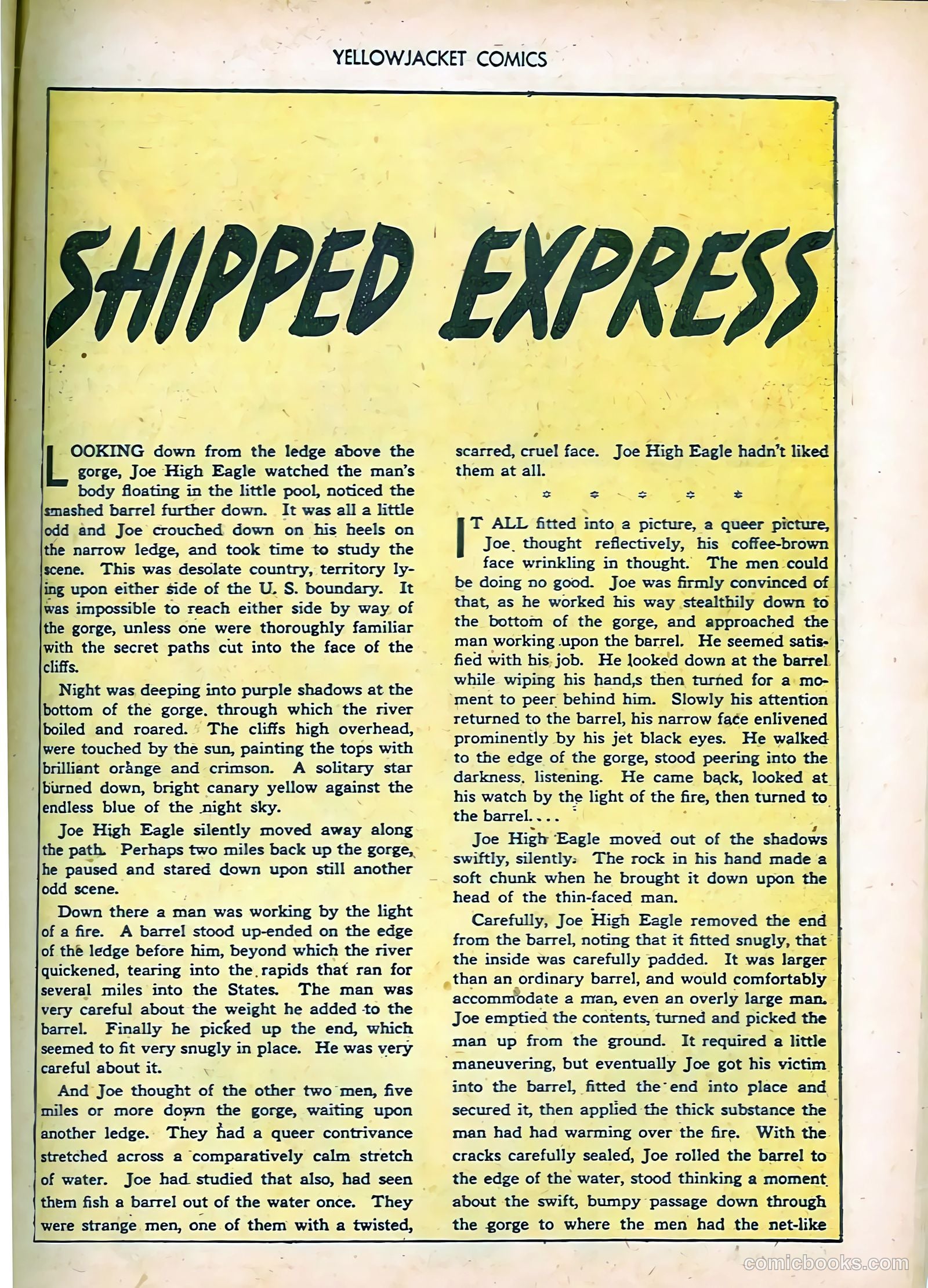 Yellowjacket Comics #5 (1945) — page 29 of 52