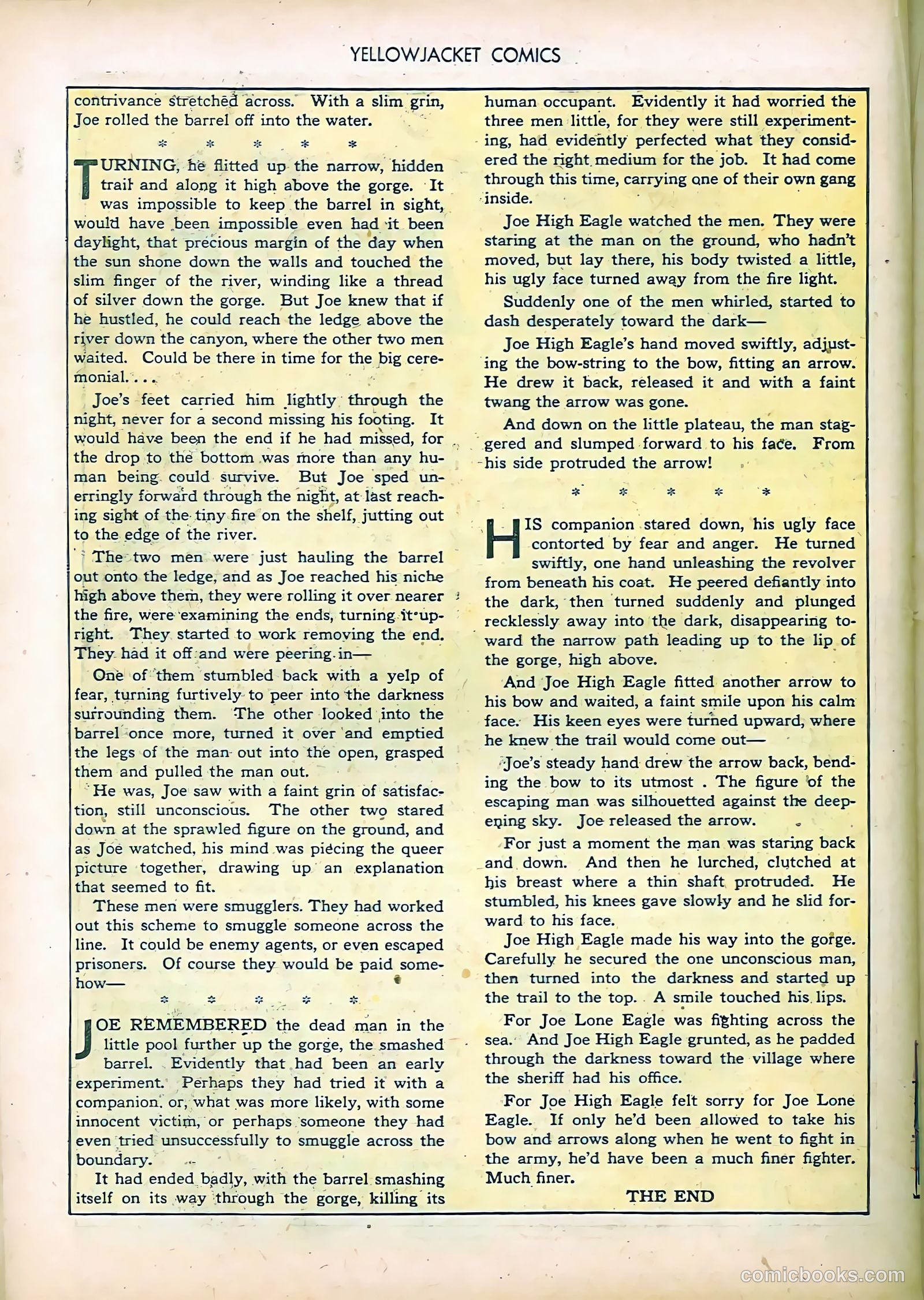 Yellowjacket Comics #5 (1945) — page 30 of 52