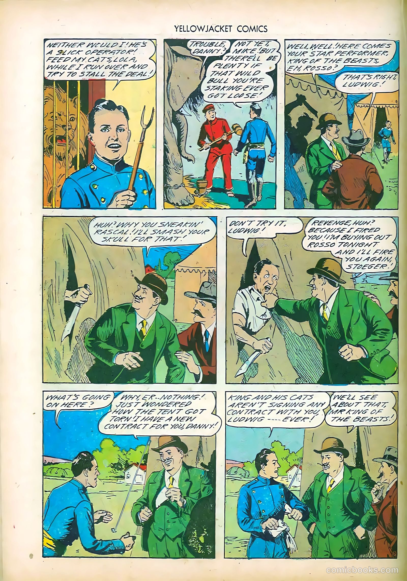Yellowjacket Comics #5 (1945) — page 32 of 52
