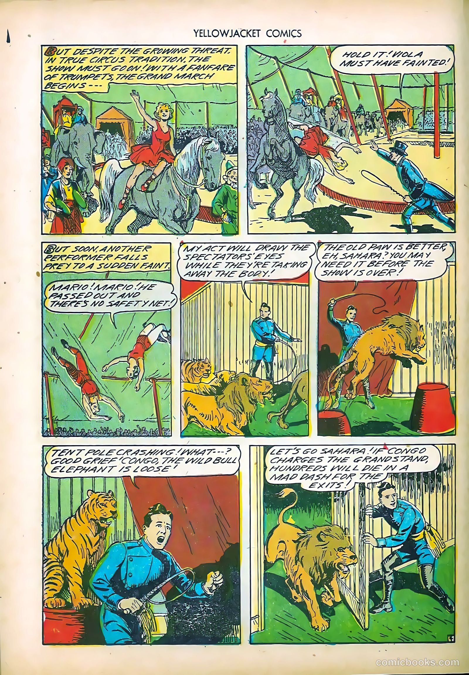 Yellowjacket Comics #5 (1945) — page 34 of 52