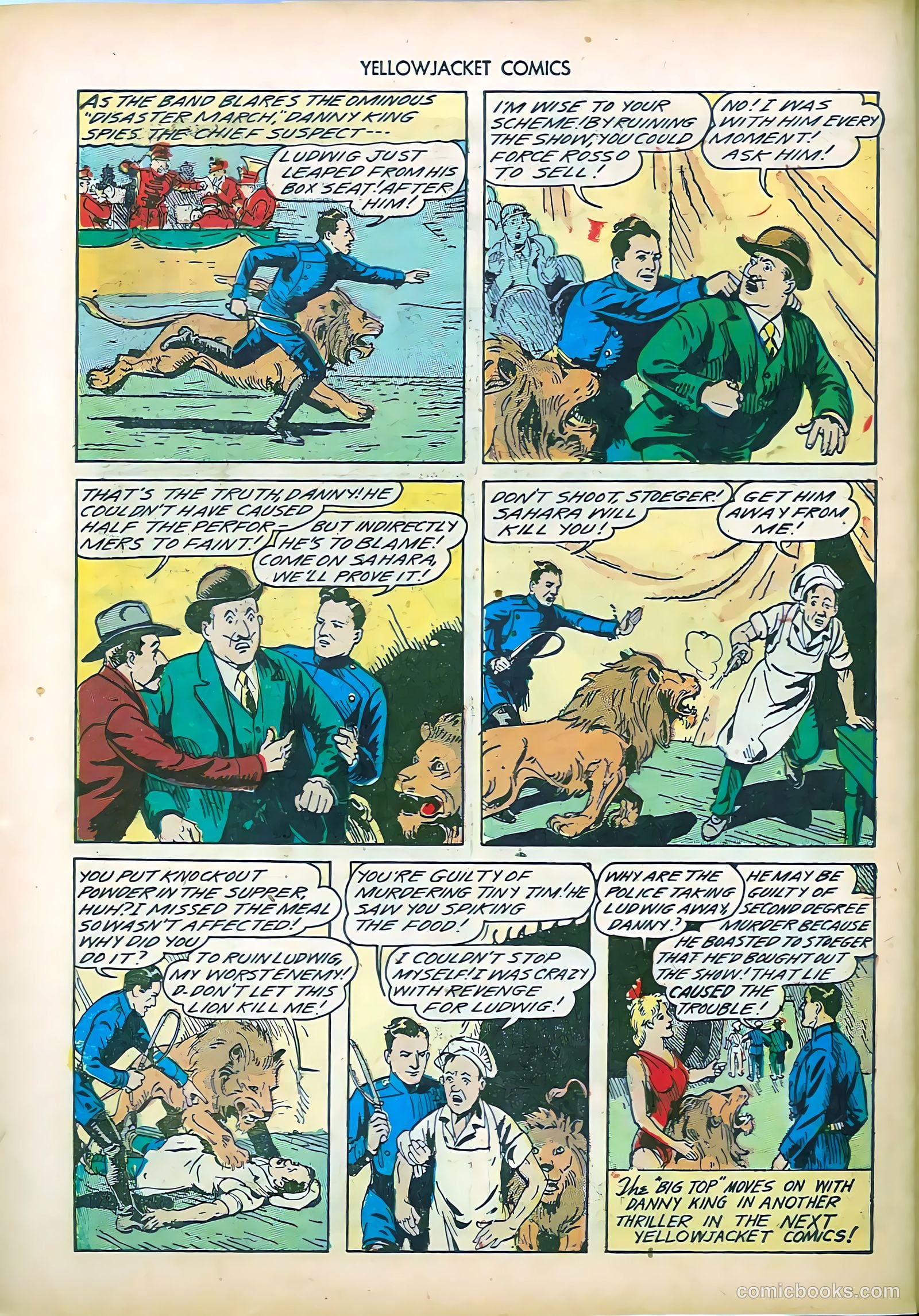 Yellowjacket Comics #5 (1945) — page 36 of 52