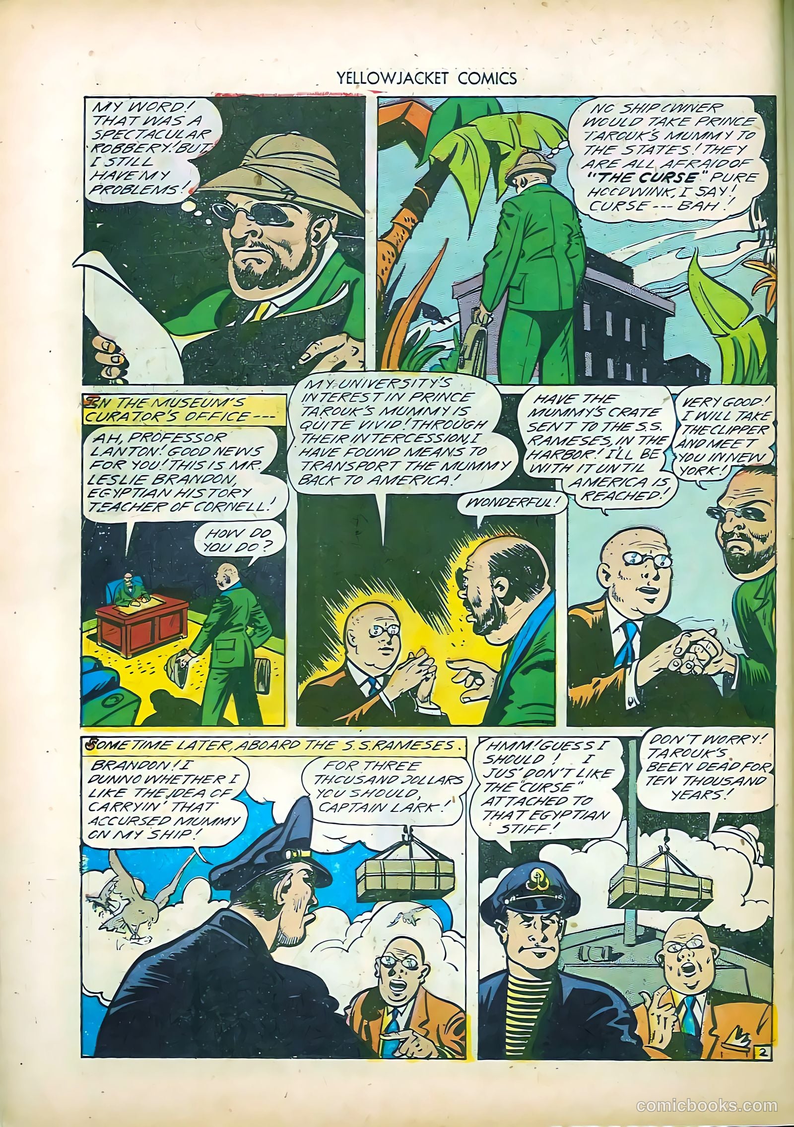 Yellowjacket Comics #5 (1945) — page 38 of 52