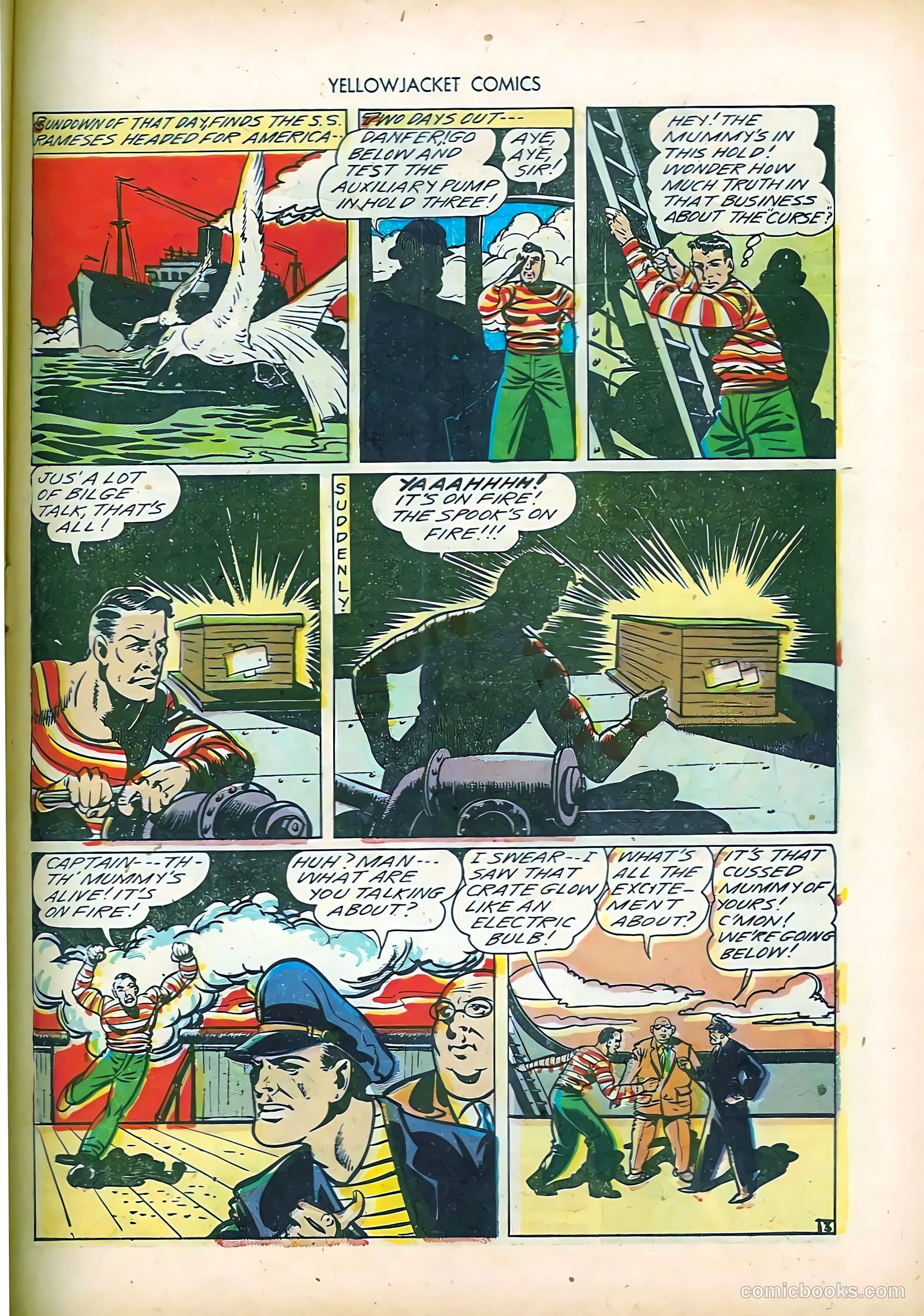 Yellowjacket Comics #5 (1945) — page 39 of 52