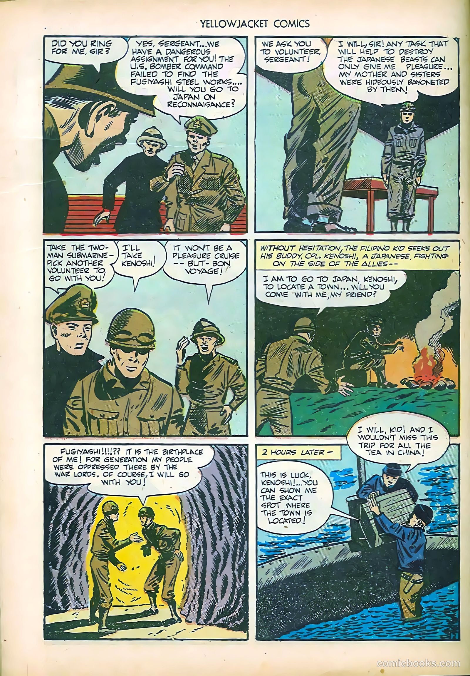 Yellowjacket Comics #5 (1945) — page 44 of 52