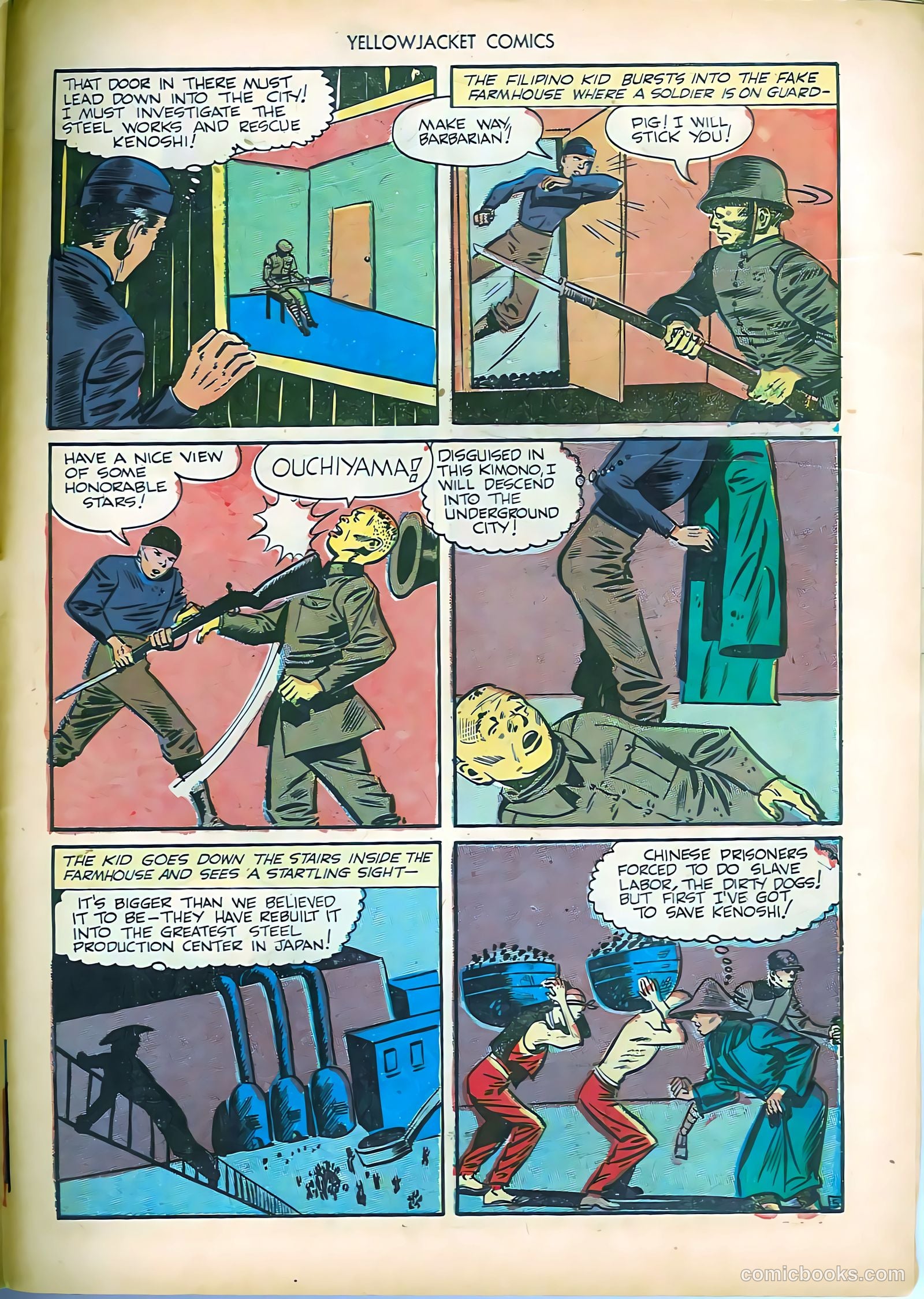 Yellowjacket Comics #5 (1945) — page 47 of 52