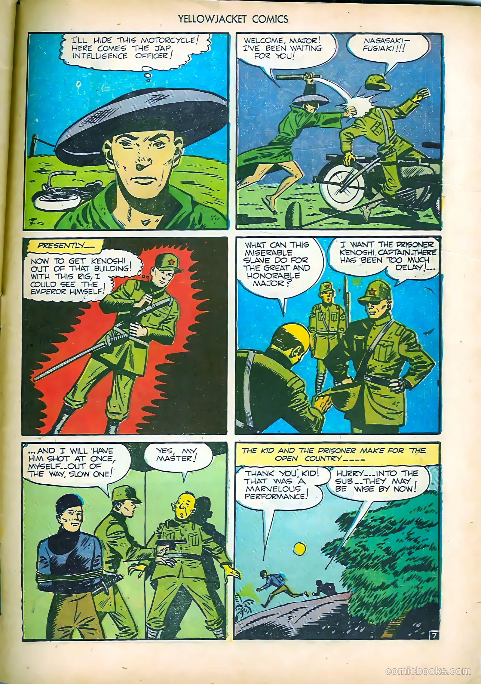 Yellowjacket Comics #5 (1945) — page 49 of 52
