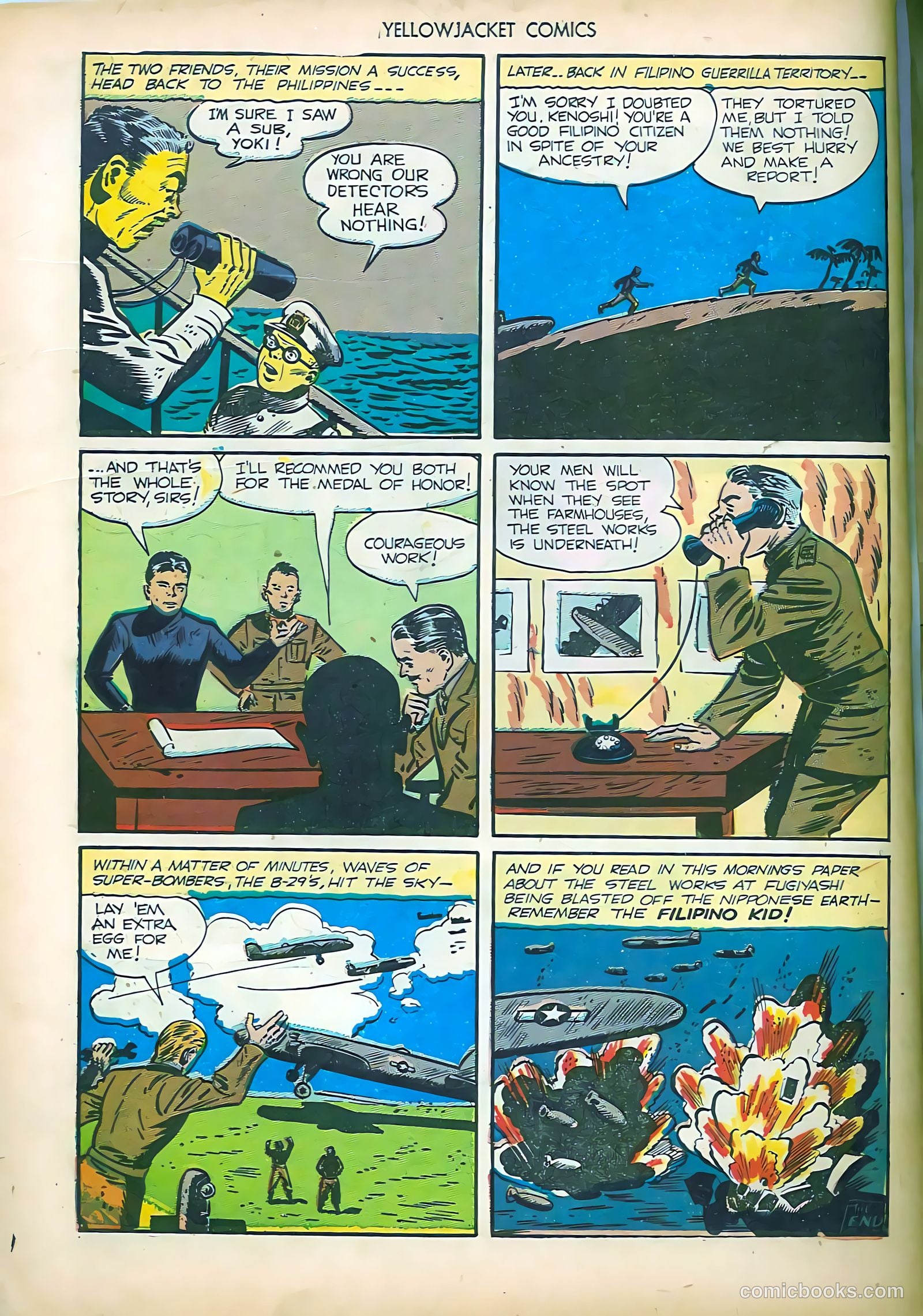 Yellowjacket Comics #5 (1945) — page 50 of 52