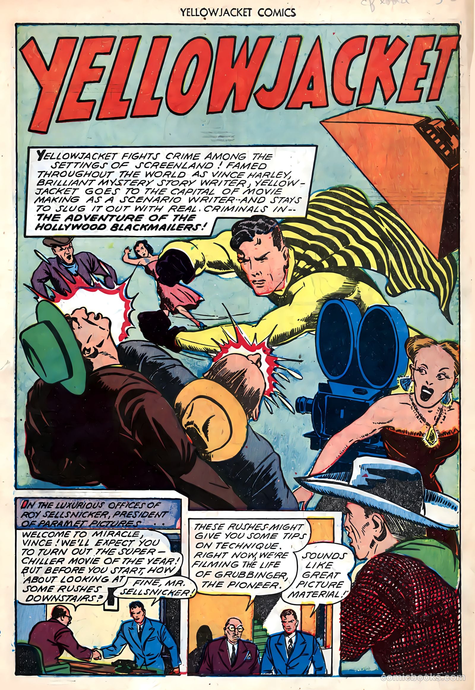 Yellowjacket Comics #6 (1945) — page 3 of 52