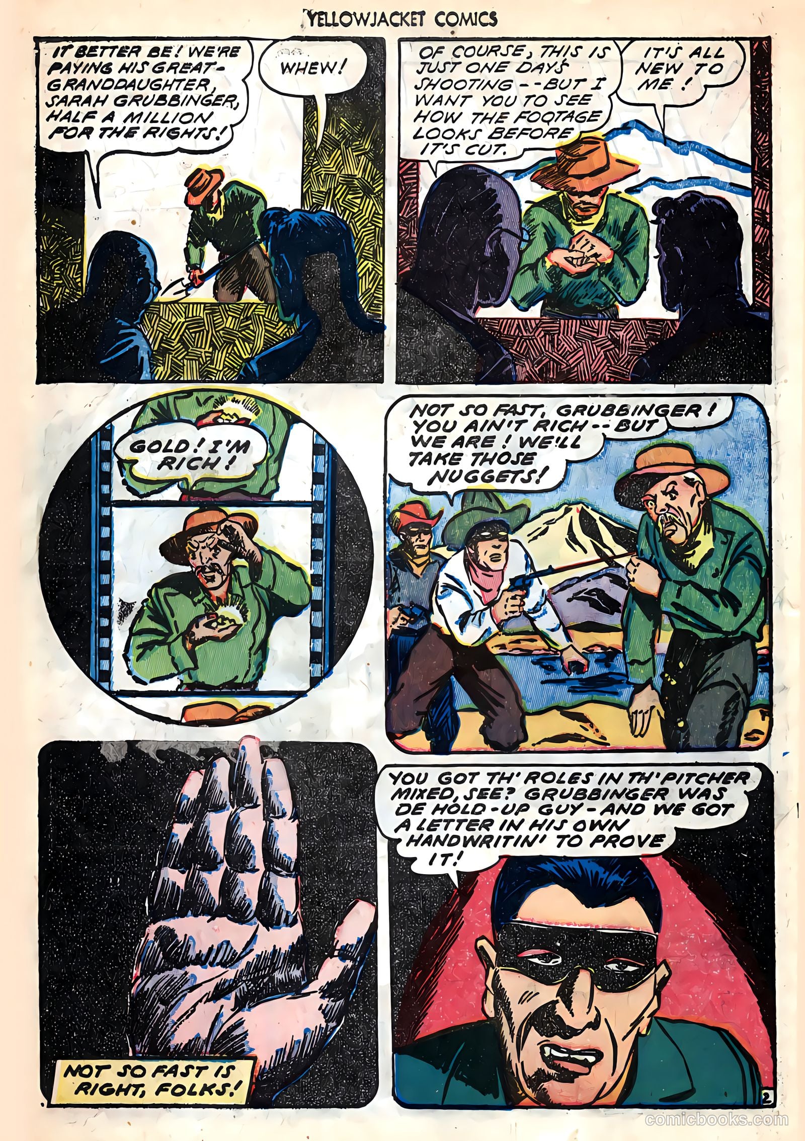 Yellowjacket Comics #6 (1945) — page 4 of 52