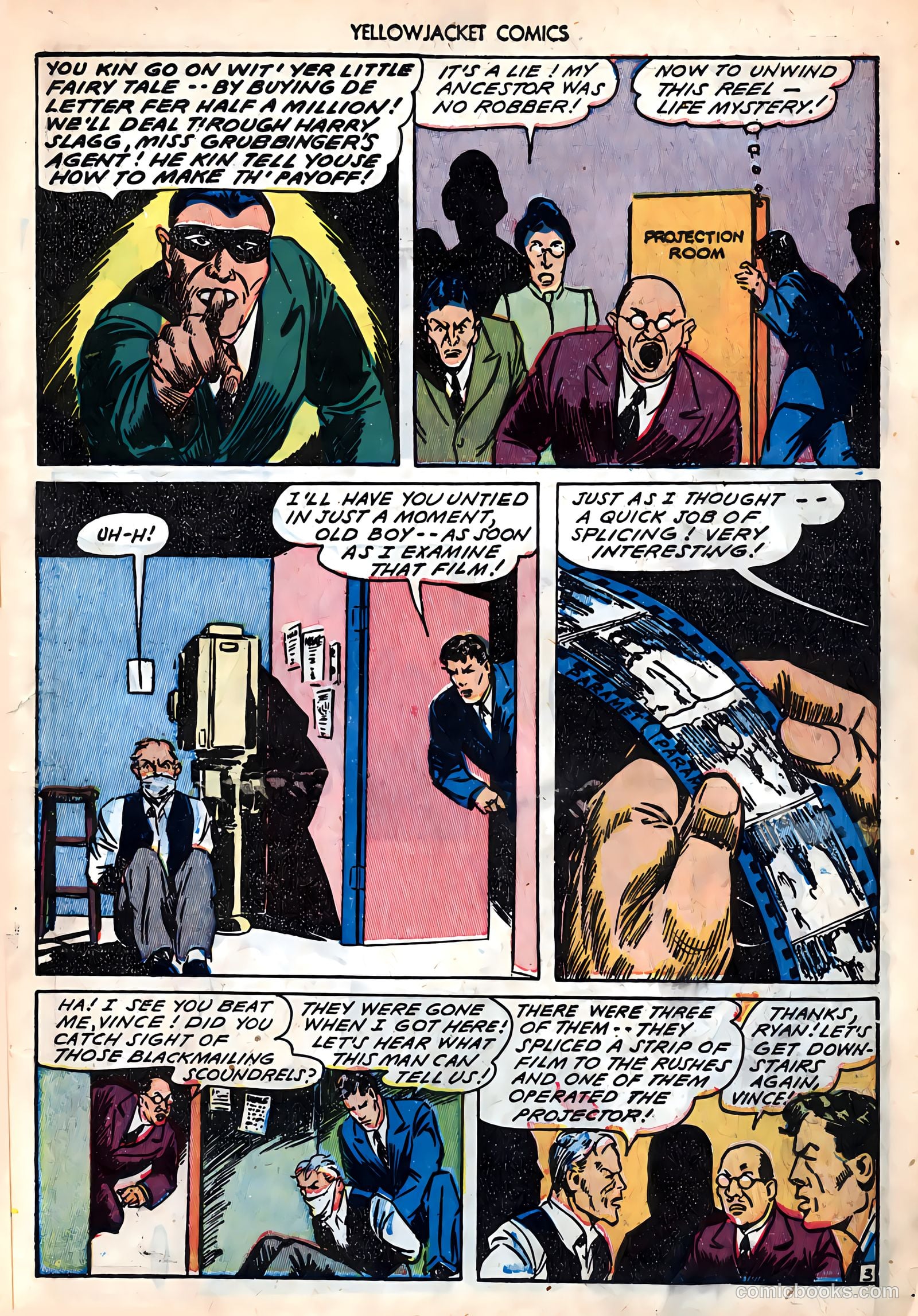 Yellowjacket Comics #6 (1945) — page 5 of 52