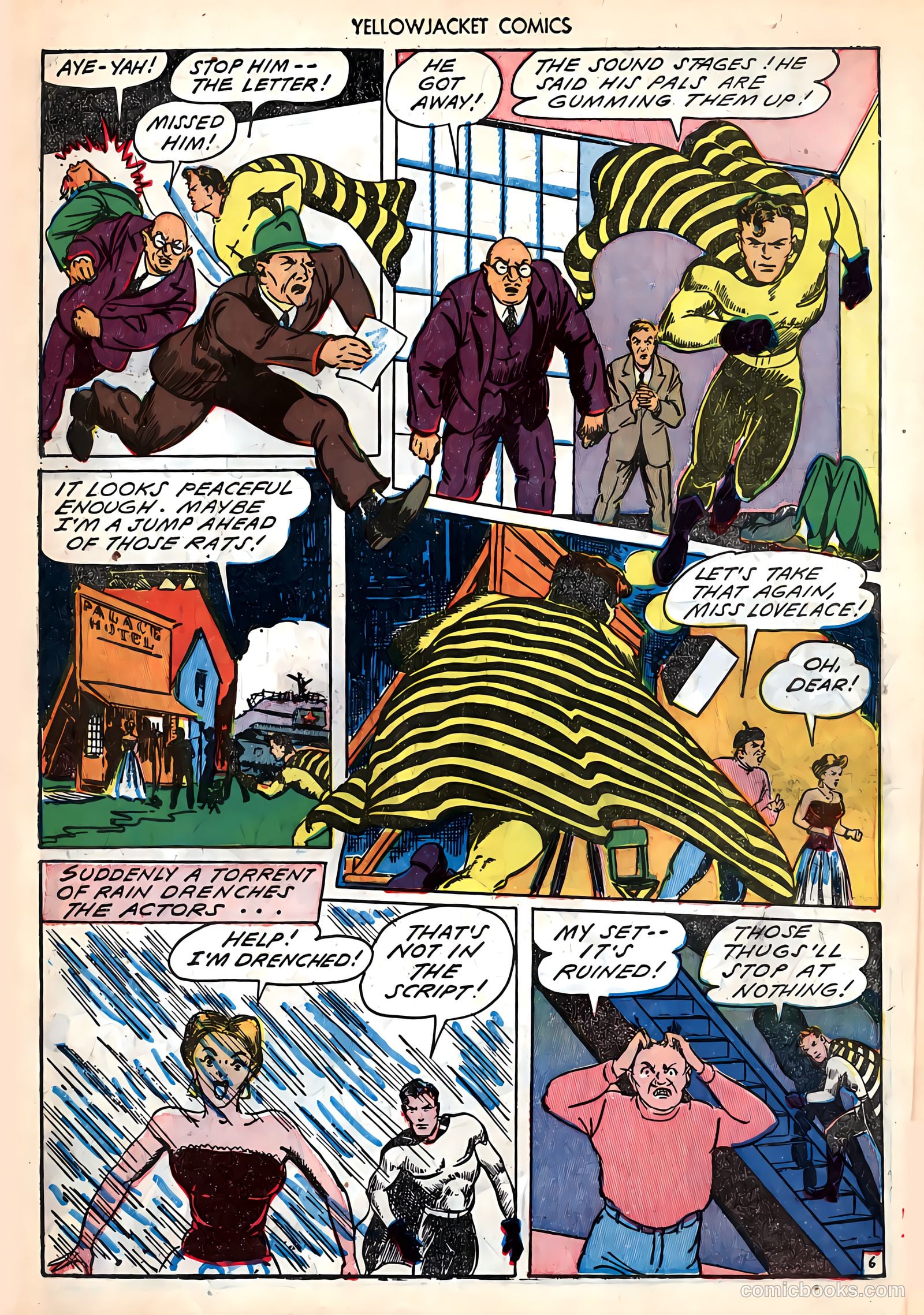 Yellowjacket Comics #6 (1945) — page 8 of 52