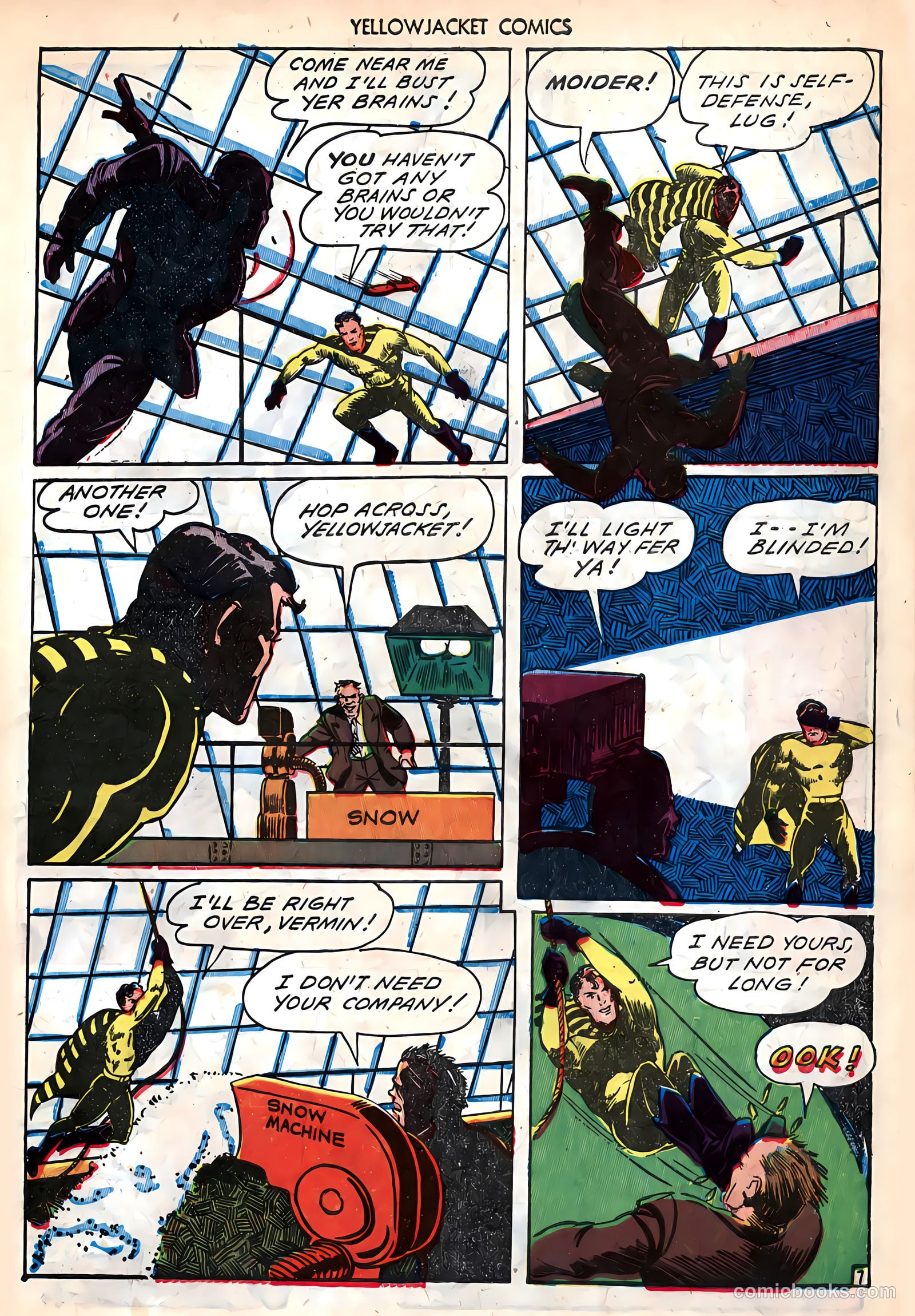 Yellowjacket Comics #6 (1945) — page 9 of 52