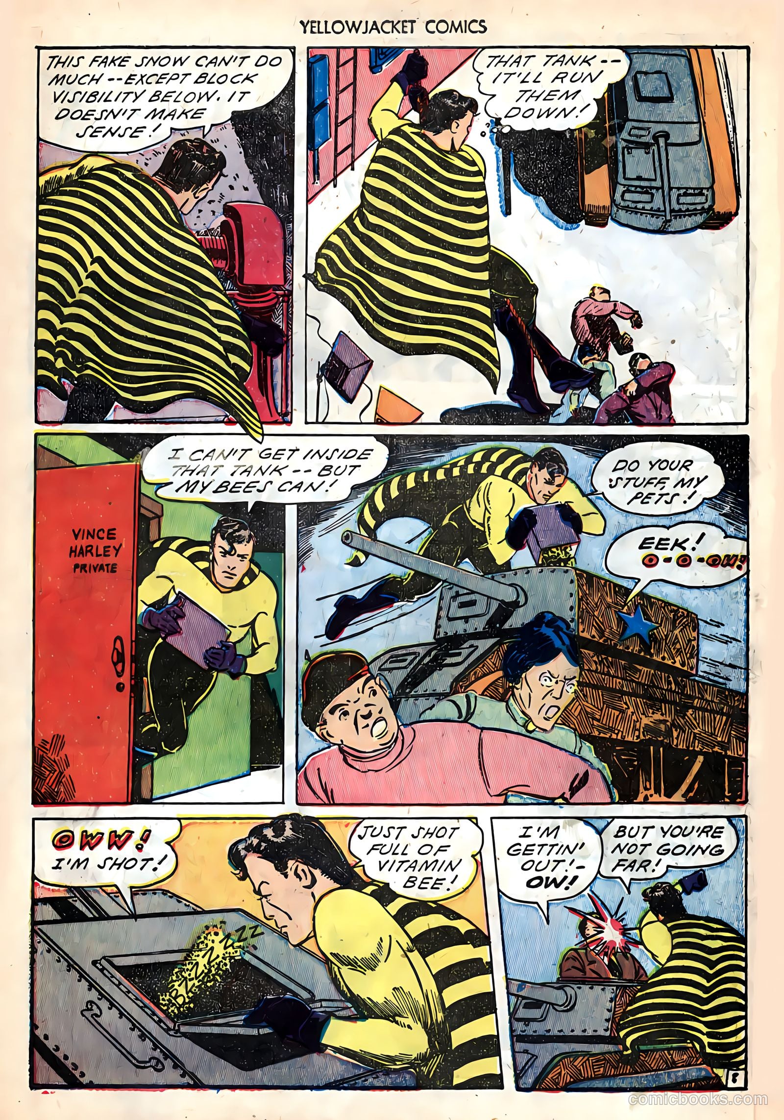 Yellowjacket Comics #6 (1945) — page 10 of 52