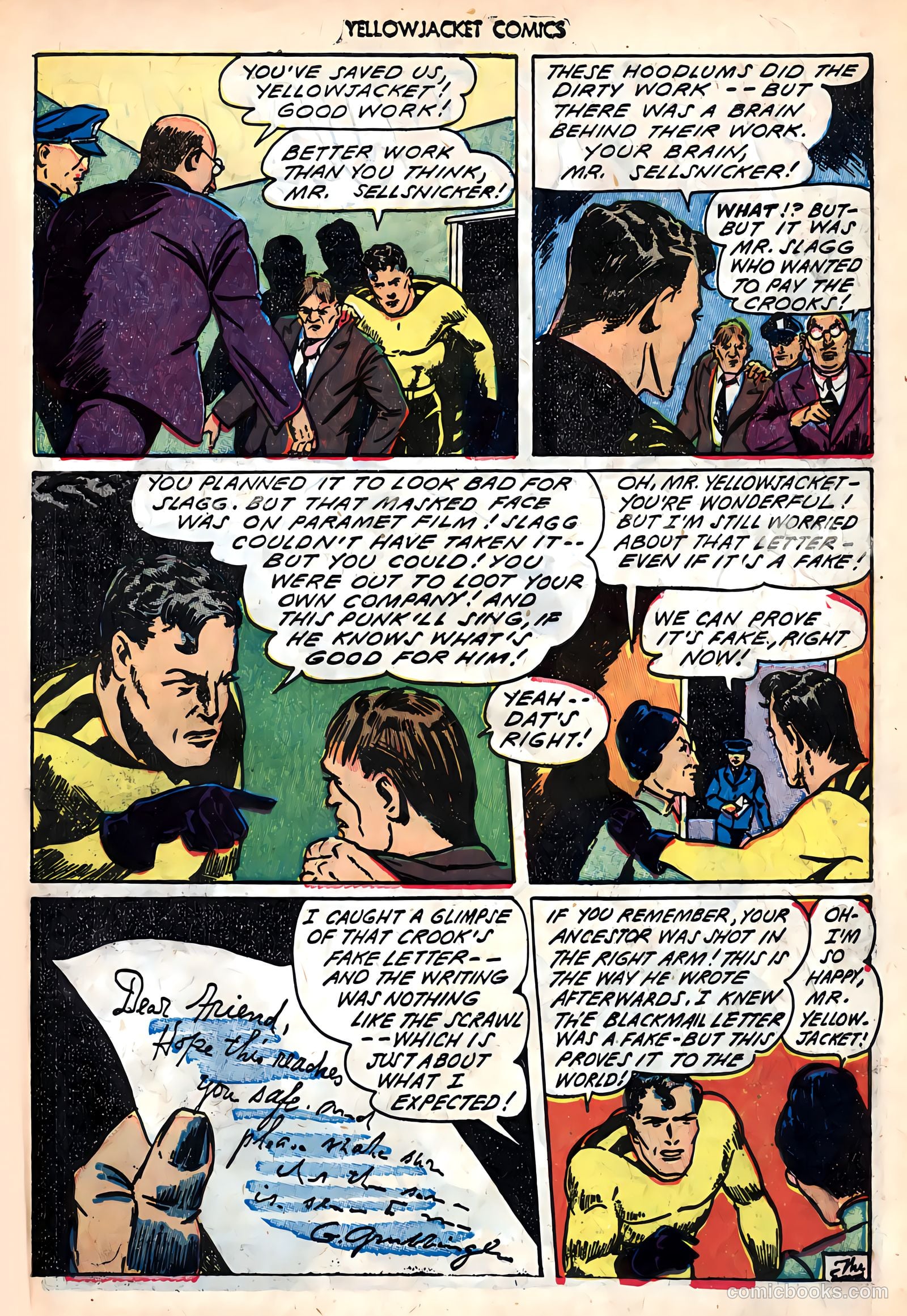 Yellowjacket Comics #6 (1945) — page 11 of 52