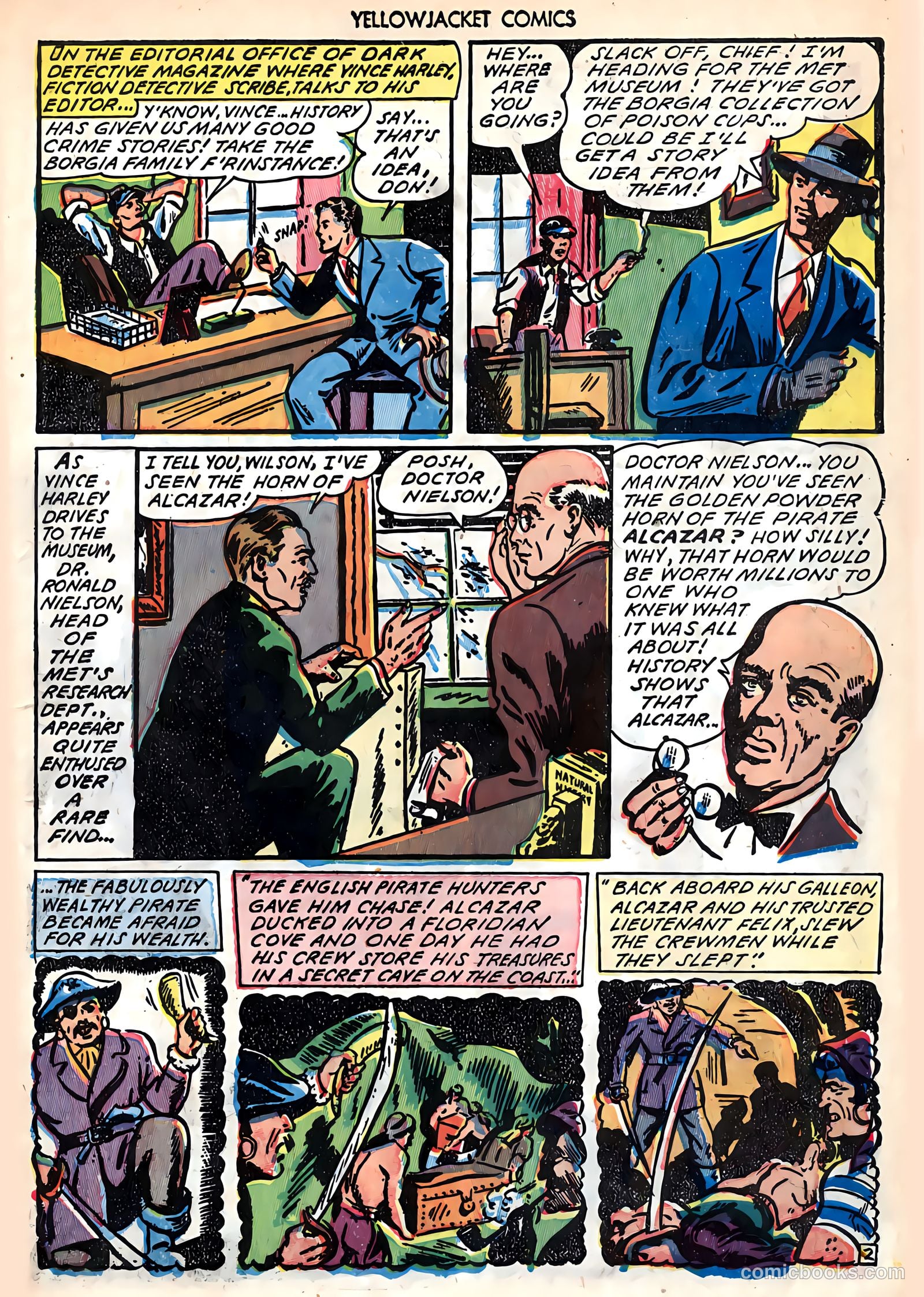 Yellowjacket Comics #6 (1945) — page 13 of 52