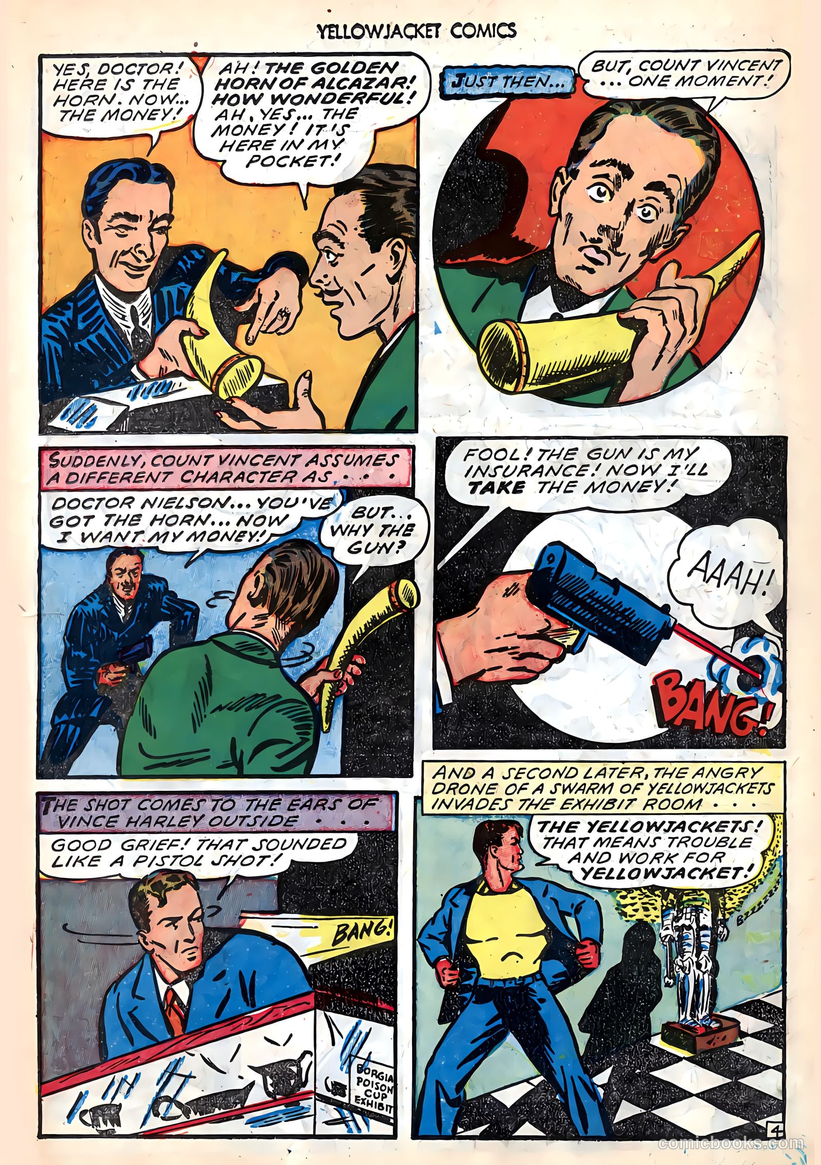 Yellowjacket Comics #6 (1945) — page 15 of 52